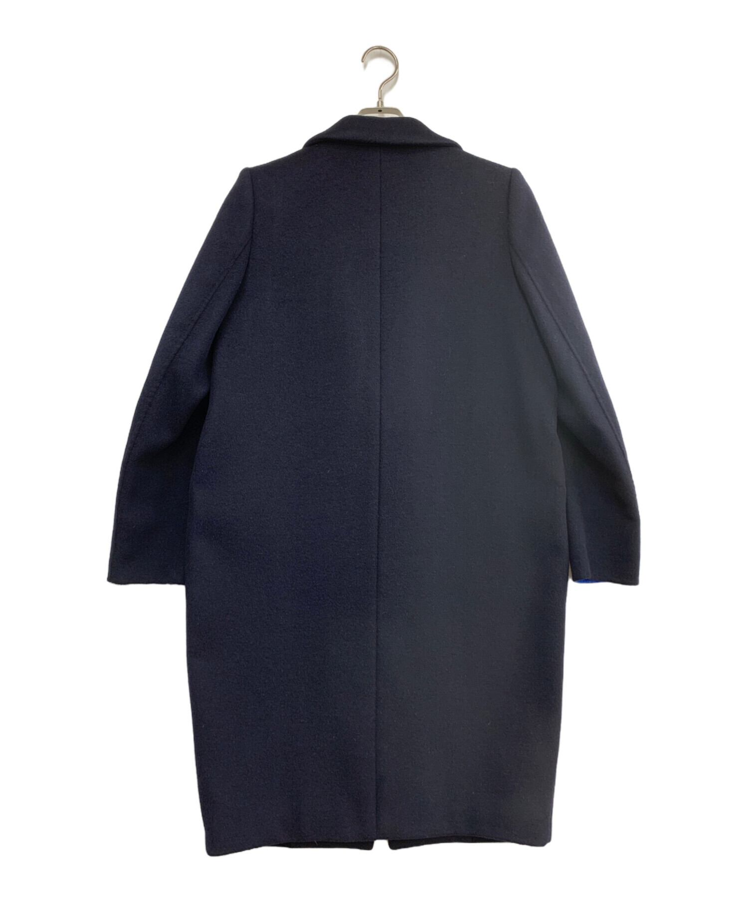 中古・古着通販】ENFOLD (エンフォルド) チェスターコート ネイビー