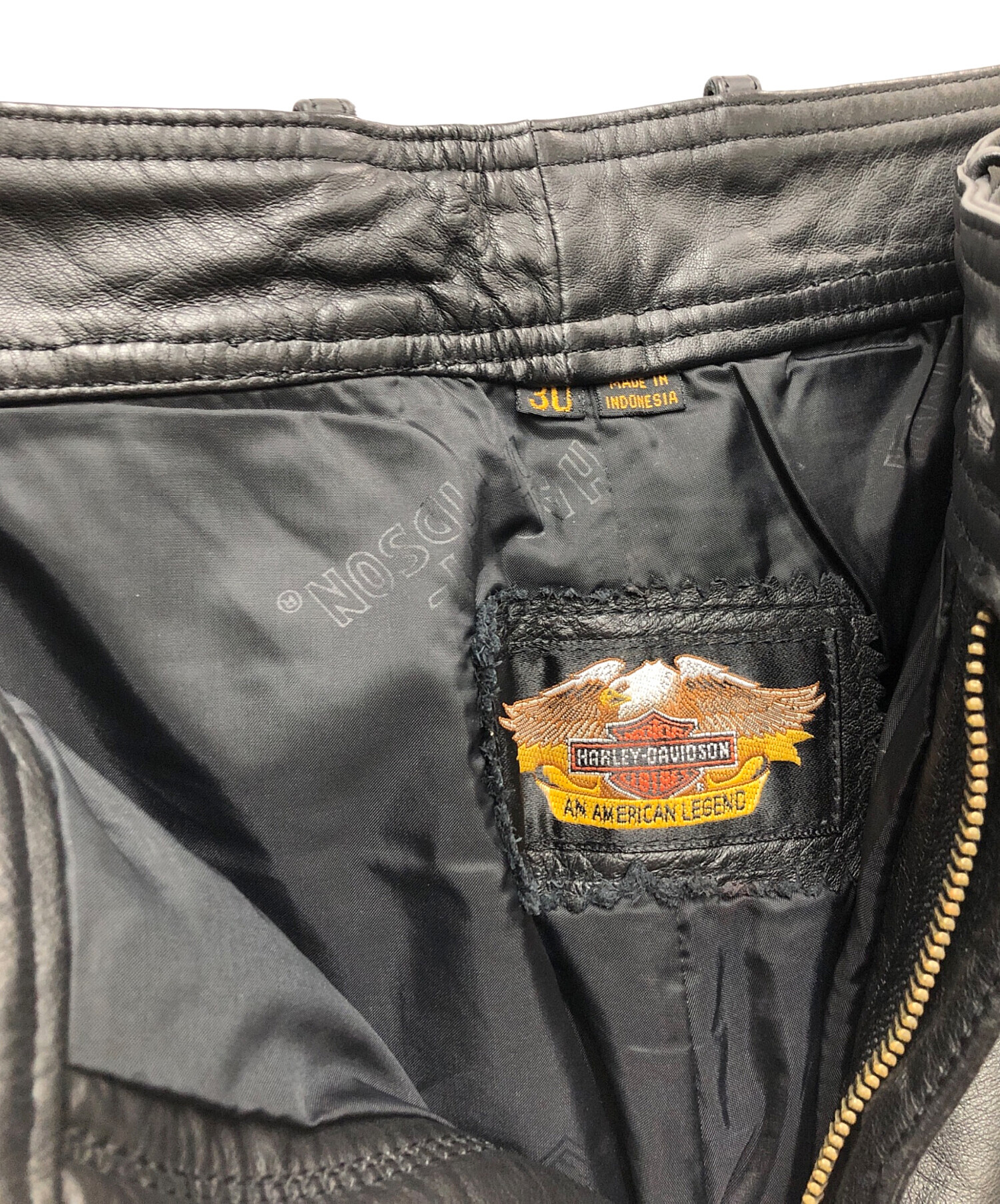 中古・古着通販】HARLEY-DAVIDSON (ハーレーダビッドソン) レザー