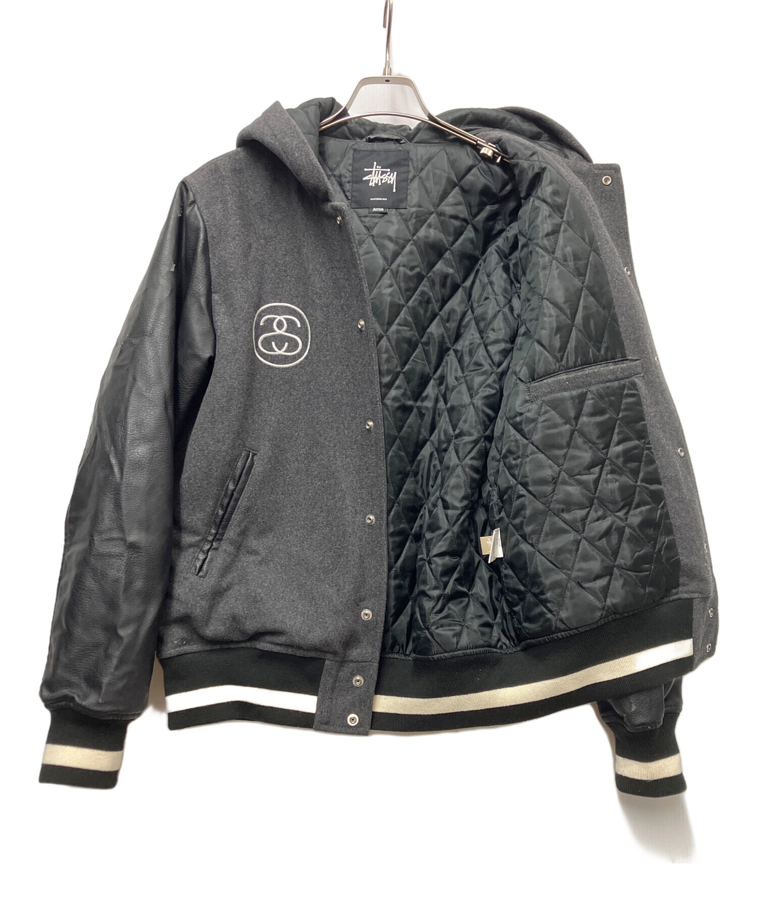 中古・古着通販】stussy (ステューシー) スタジャン ブラック サイズ:M