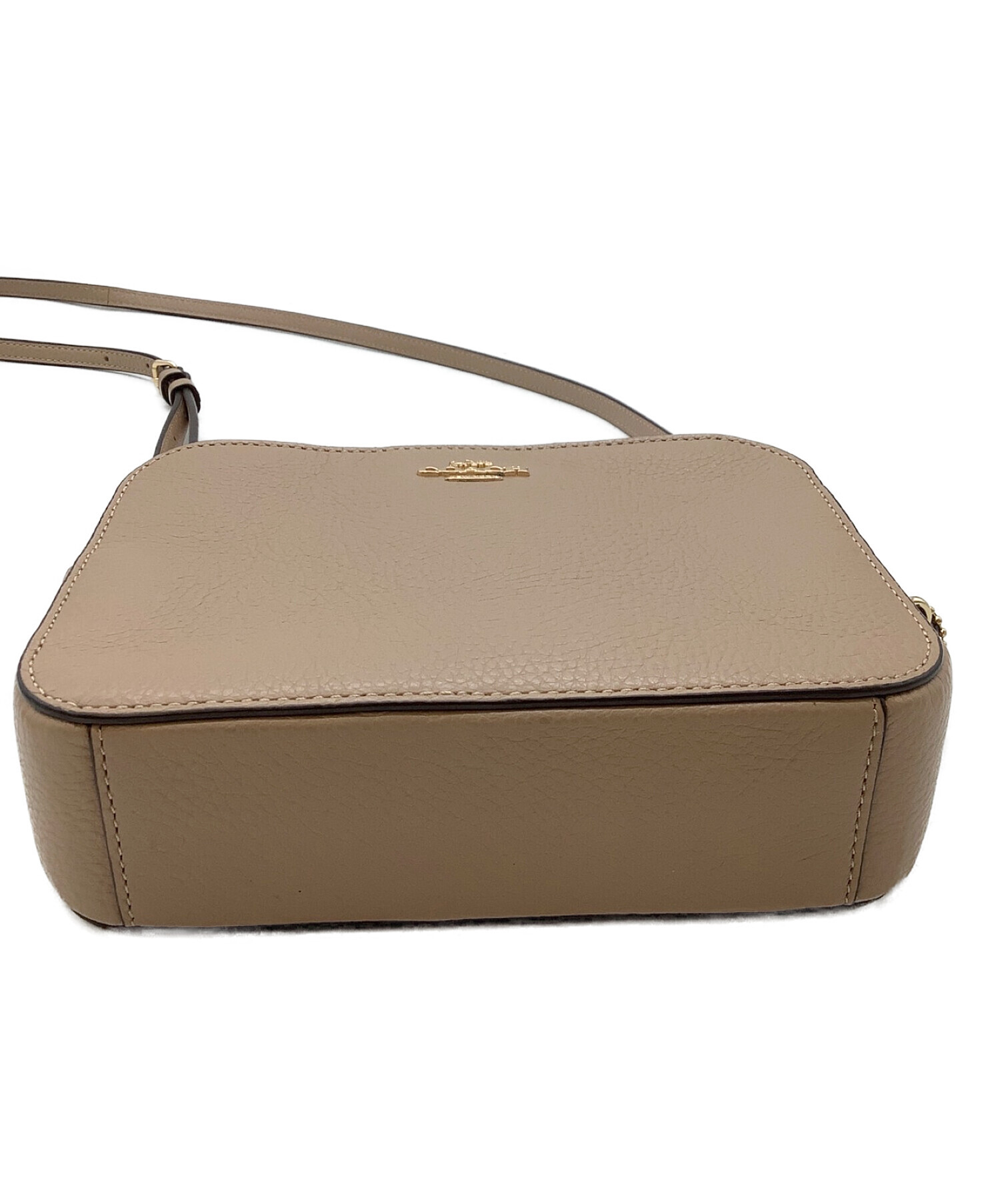 中古・古着通販】COACH (コーチ) ショルダーバッグ ベージュ｜ブランド