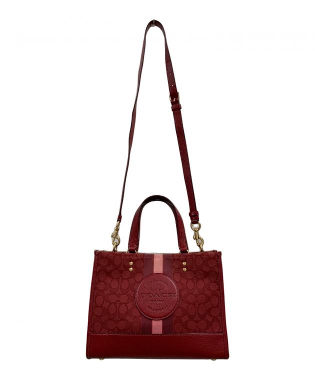 中古・古着通販】COACH (コーチ) COACH 2WAYバッグ レッド｜ブランド