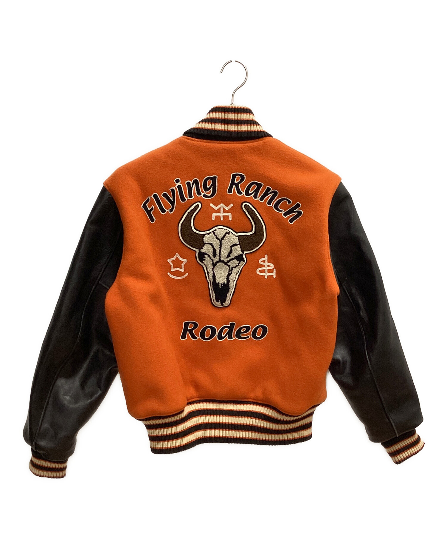 中古・古着通販】STYLE EYES (スタイルアイズ) スタジャン オレンジ