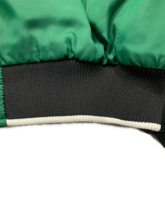 中古・古着通販】NIKE (ナイキ) スタジャン ブラック×グリーン サイズ