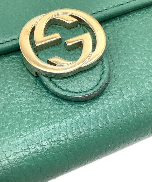中古・古着通販】GUCCI (グッチ) インターロッキングGウォレット
