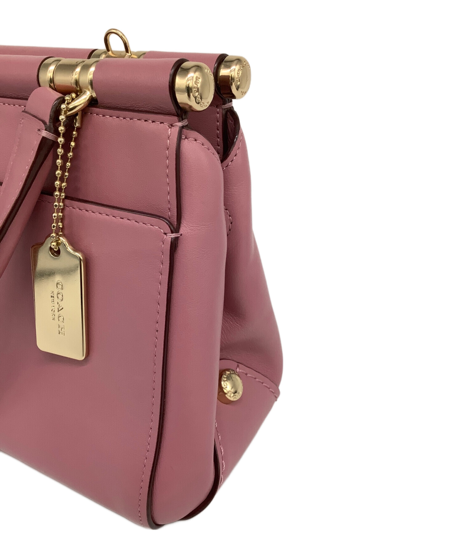 中古・古着通販】COACH (コーチ) グレース 2WAY ハンドバッグ ピンク