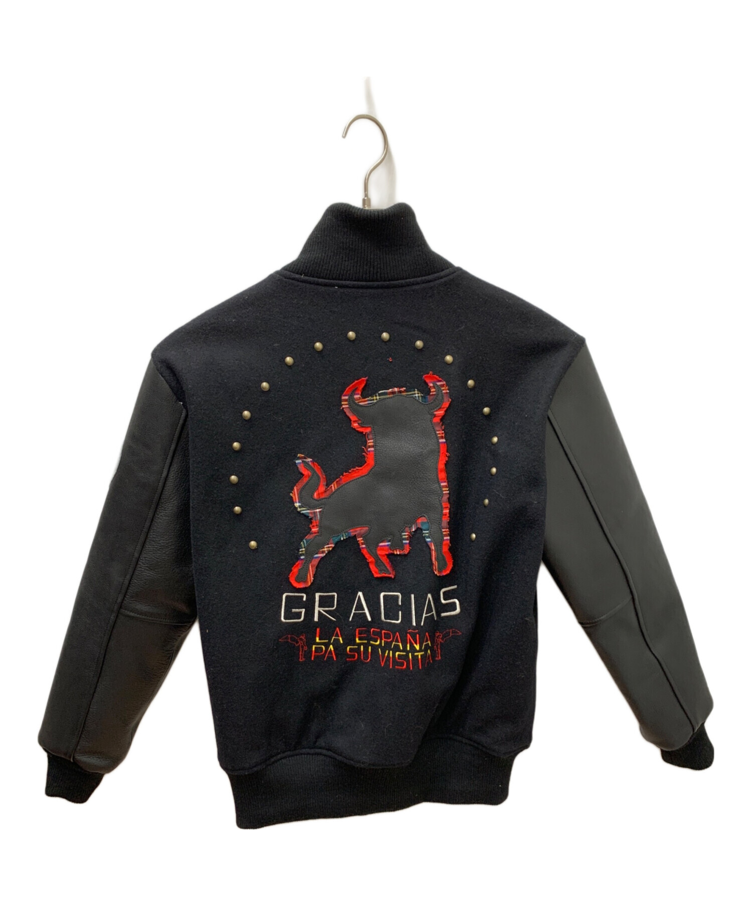 中古・古着通販】GDC (ジーディーシー) スタジャン ブラック サイズ:L