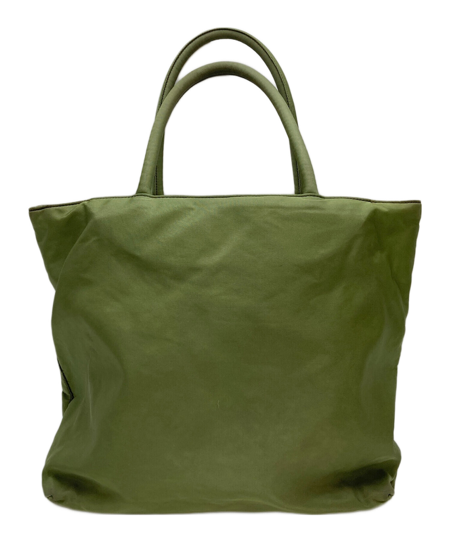 中古・古着通販】PRADA (プラダ) ナイロンハンドバッグ グリーン