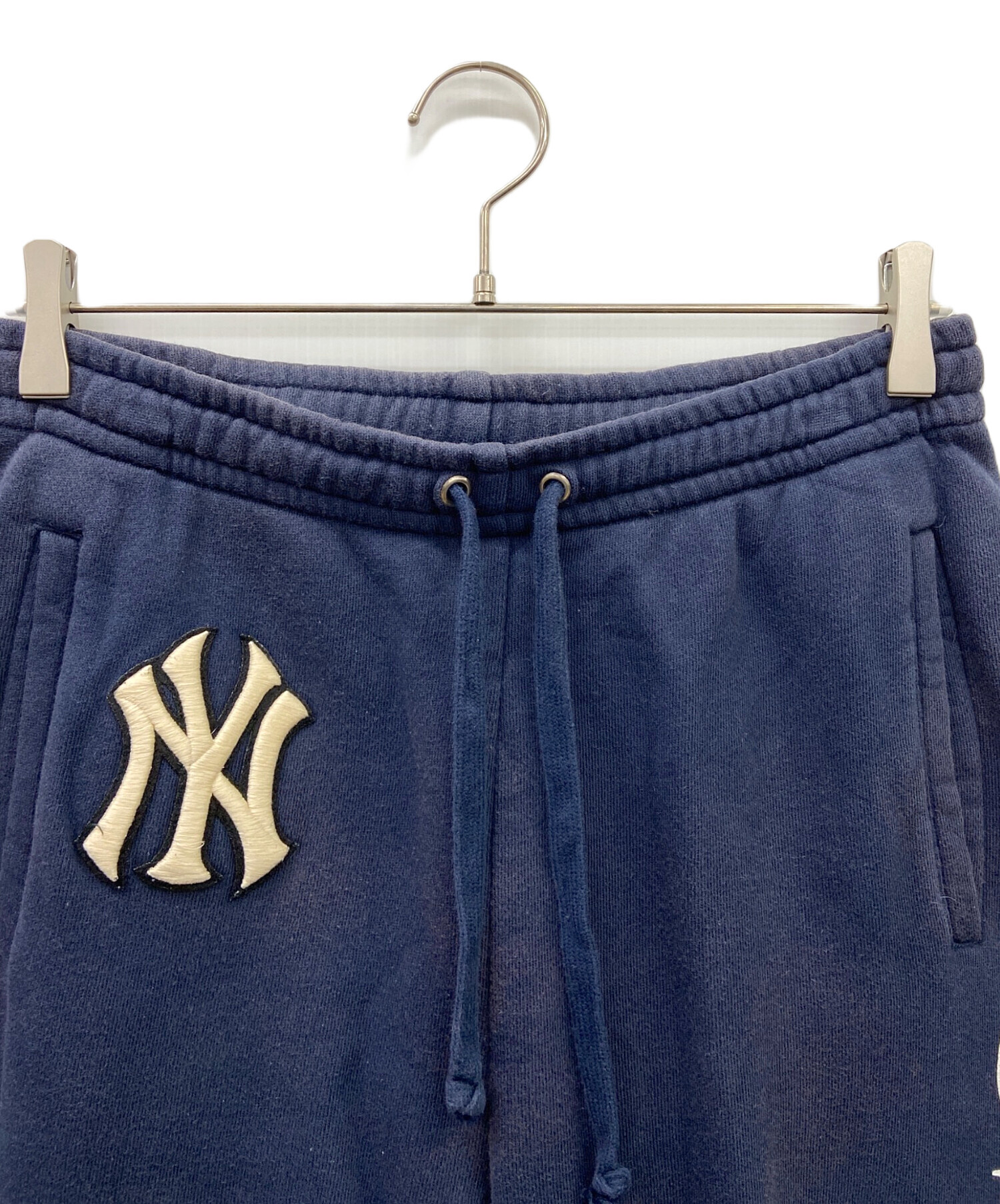 中古・古着通販】GUCCI (グッチ) スウェットパンツ ネイビー×ホワイト