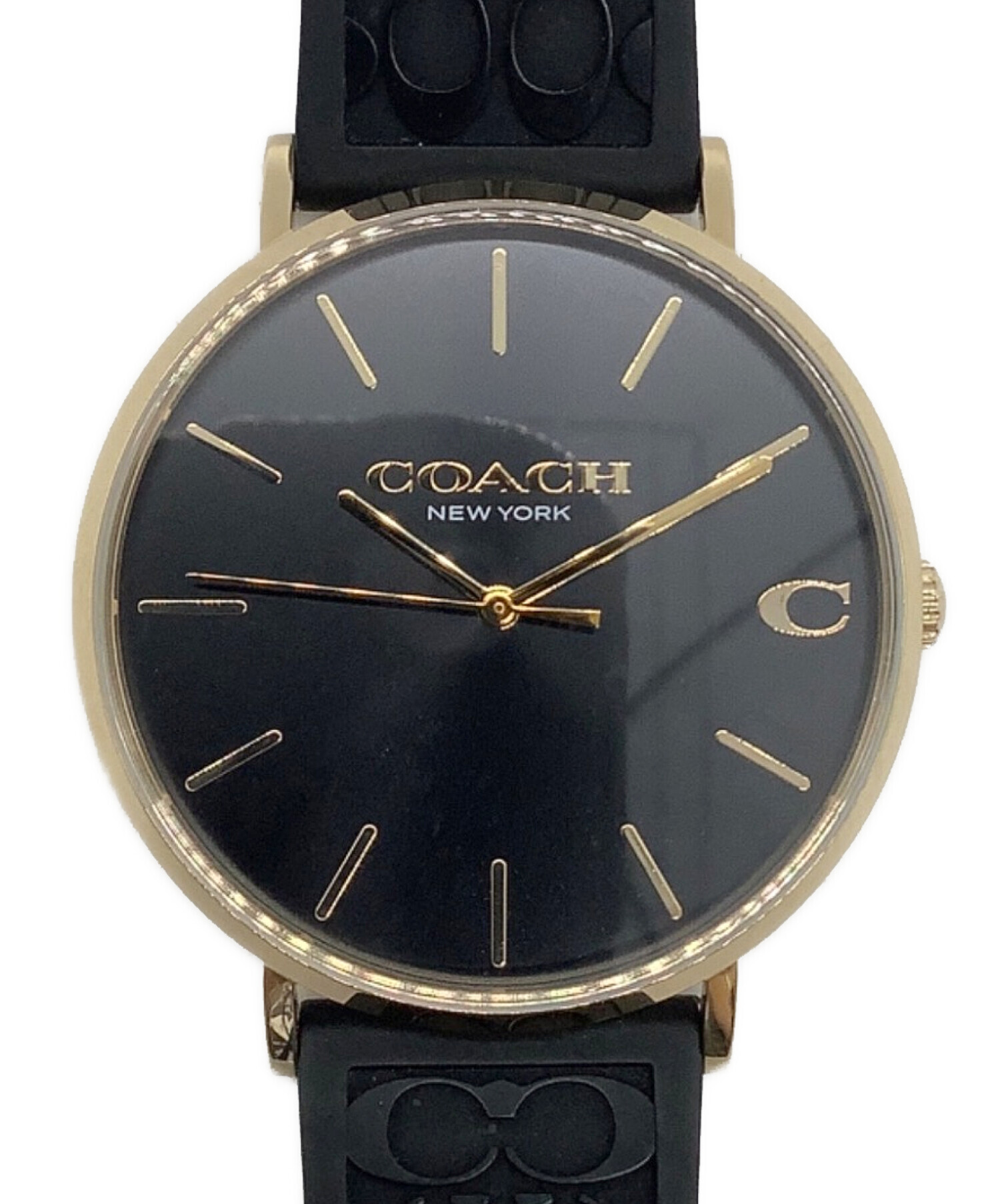 中古・古着通販】COACH (コーチ) 腕時計 ブラック｜ブランド・古着通販