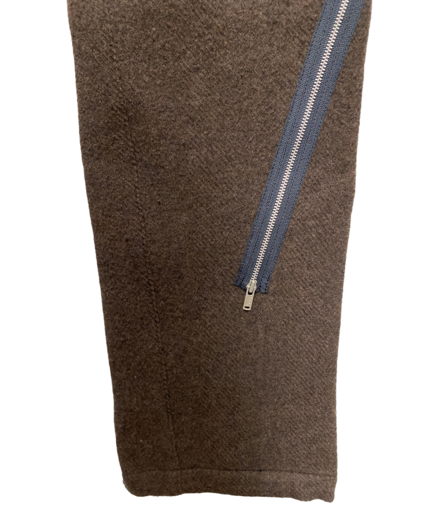 中古・古着通販】UNDERCOVER (アンダーカバー) ウールパンツ ブラウン