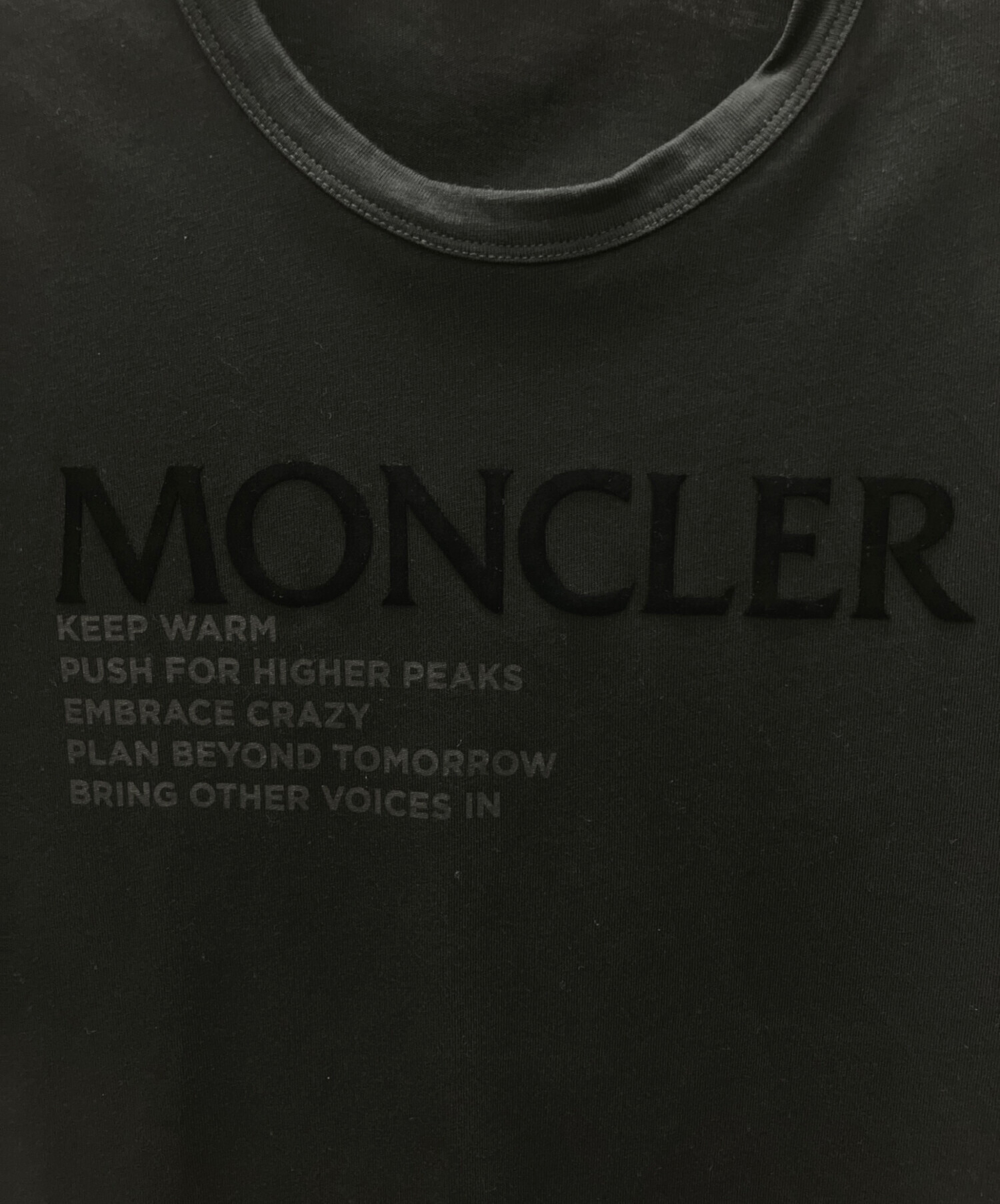中古・古着通販】MONCLER (モンクレール) MAGLIA T-SHIRT ブラック