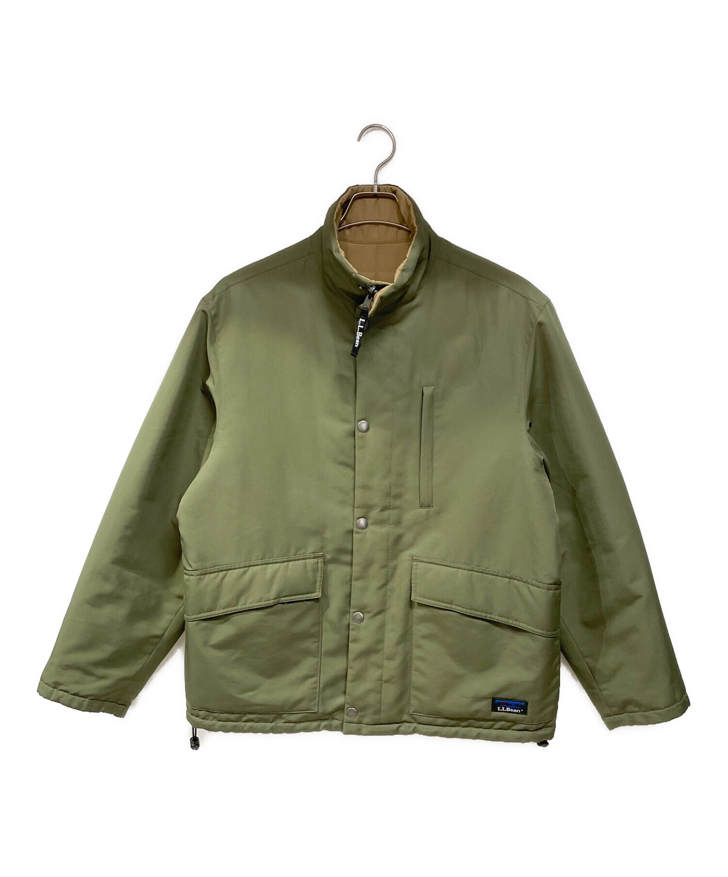 80s エルエルビーン スリーシーズンジャケット エメラルド 裏フリース