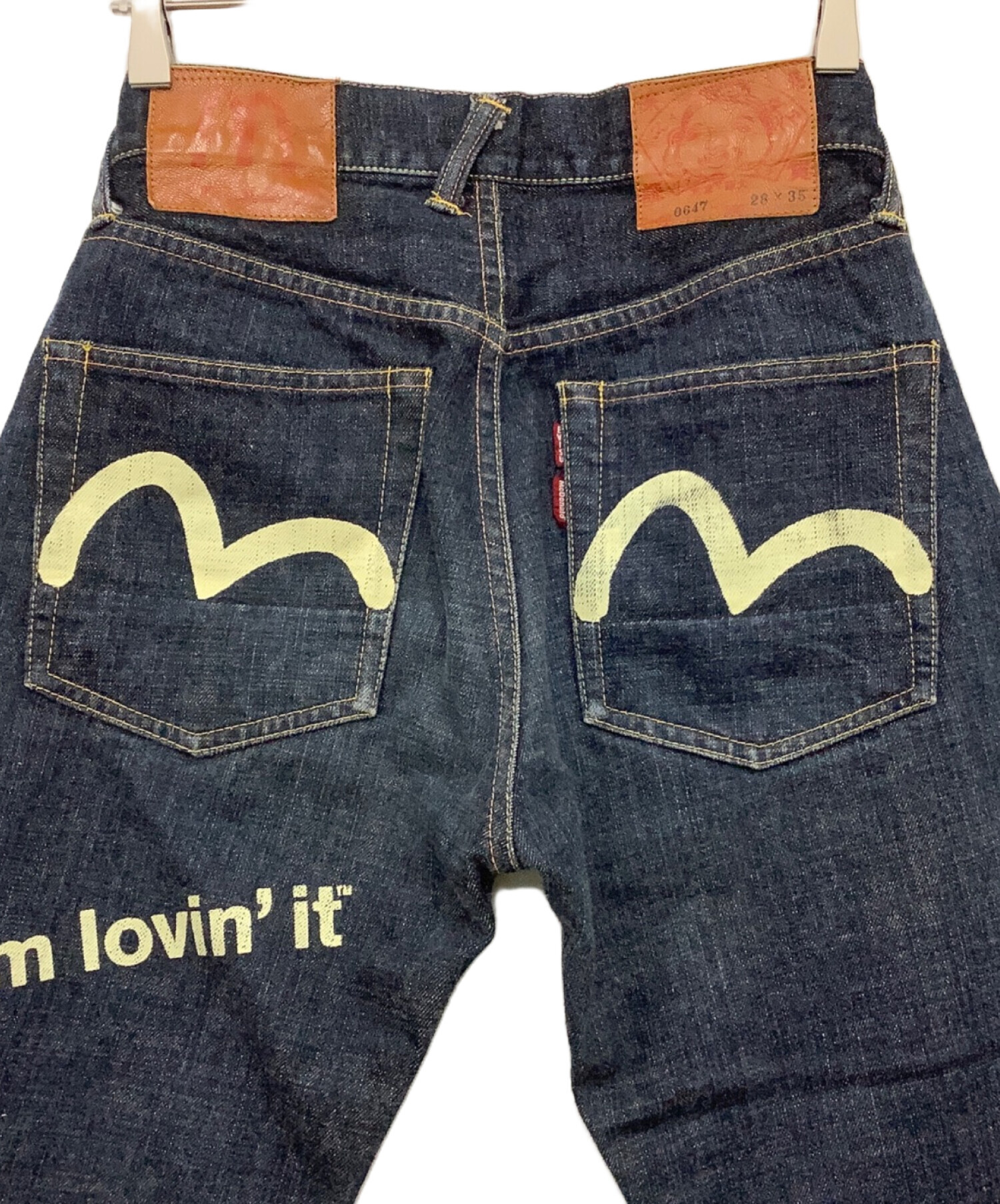 中古・古着通販】EVISU (エビス) デニムパンツ インディゴ サイズ:71cm