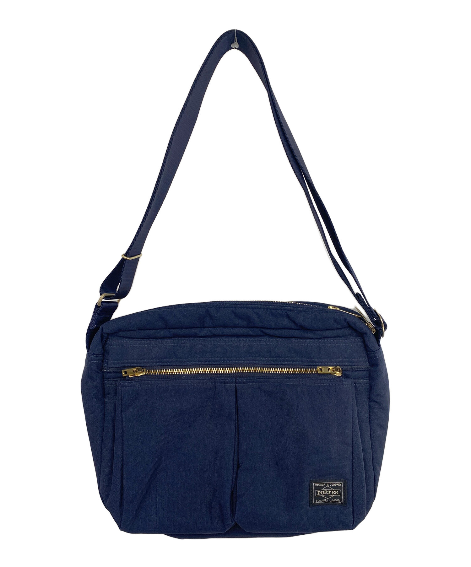 中古・古着通販】PORTER (ポーター) ショルダーバッグ ネイビー