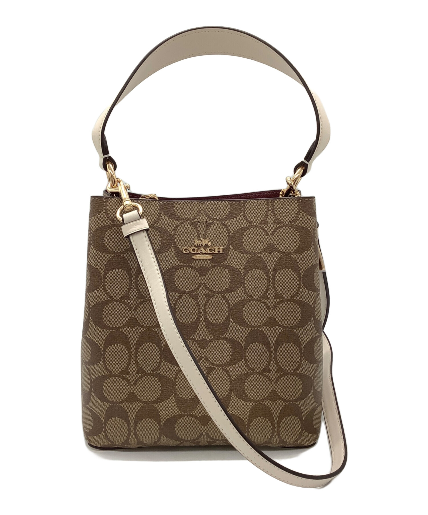 中古・古着通販】COACH (コーチ) シグネチャー 2WAY ショルダーバッグ