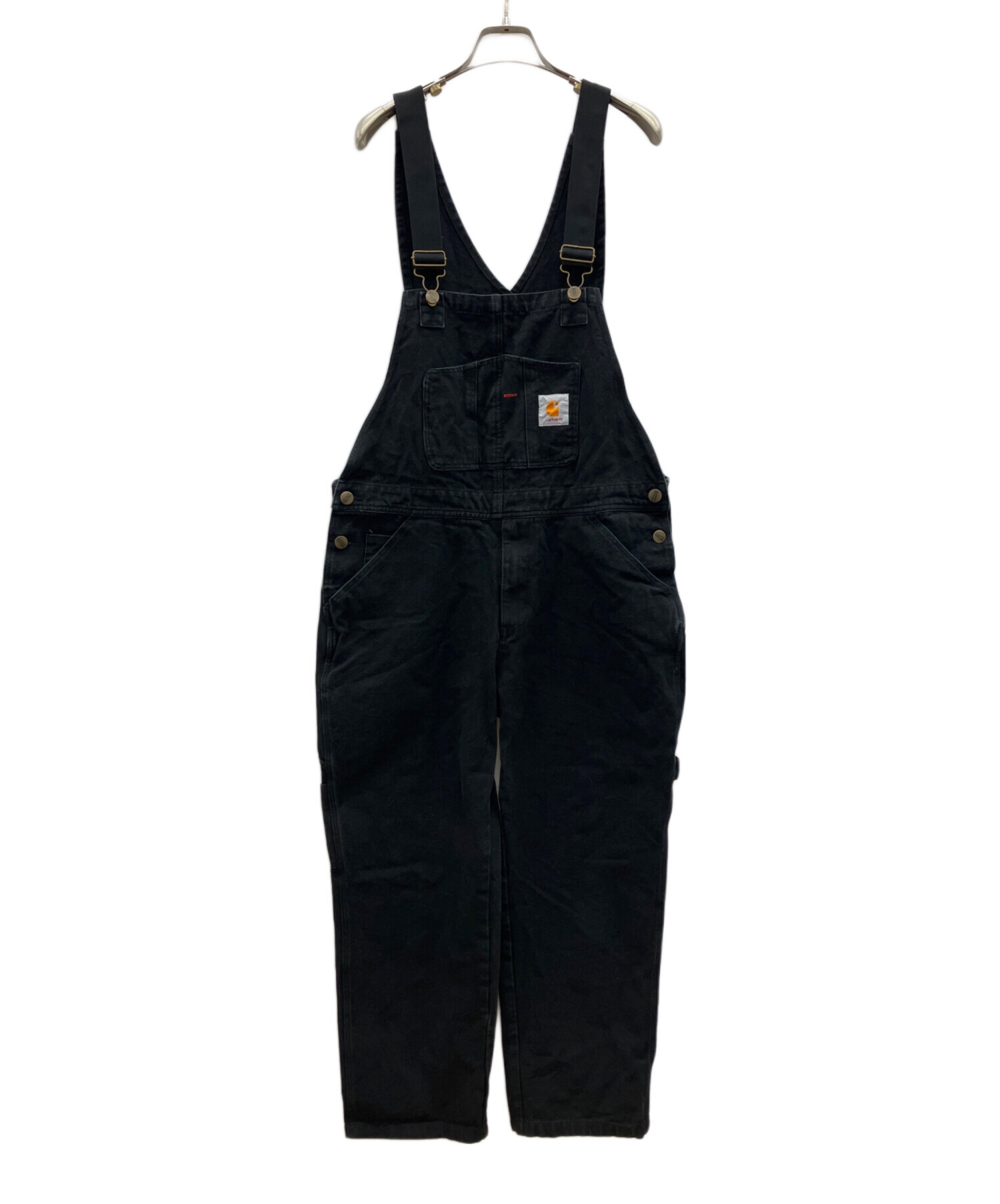 中古・古着通販】CarHartt (カーハート) オーバーオール ブラック