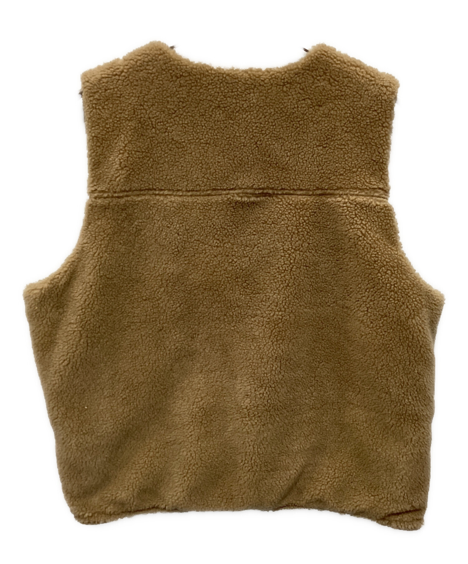 中古・古着通販】NIKE (ナイキ) フリースベスト ベージュ サイズ