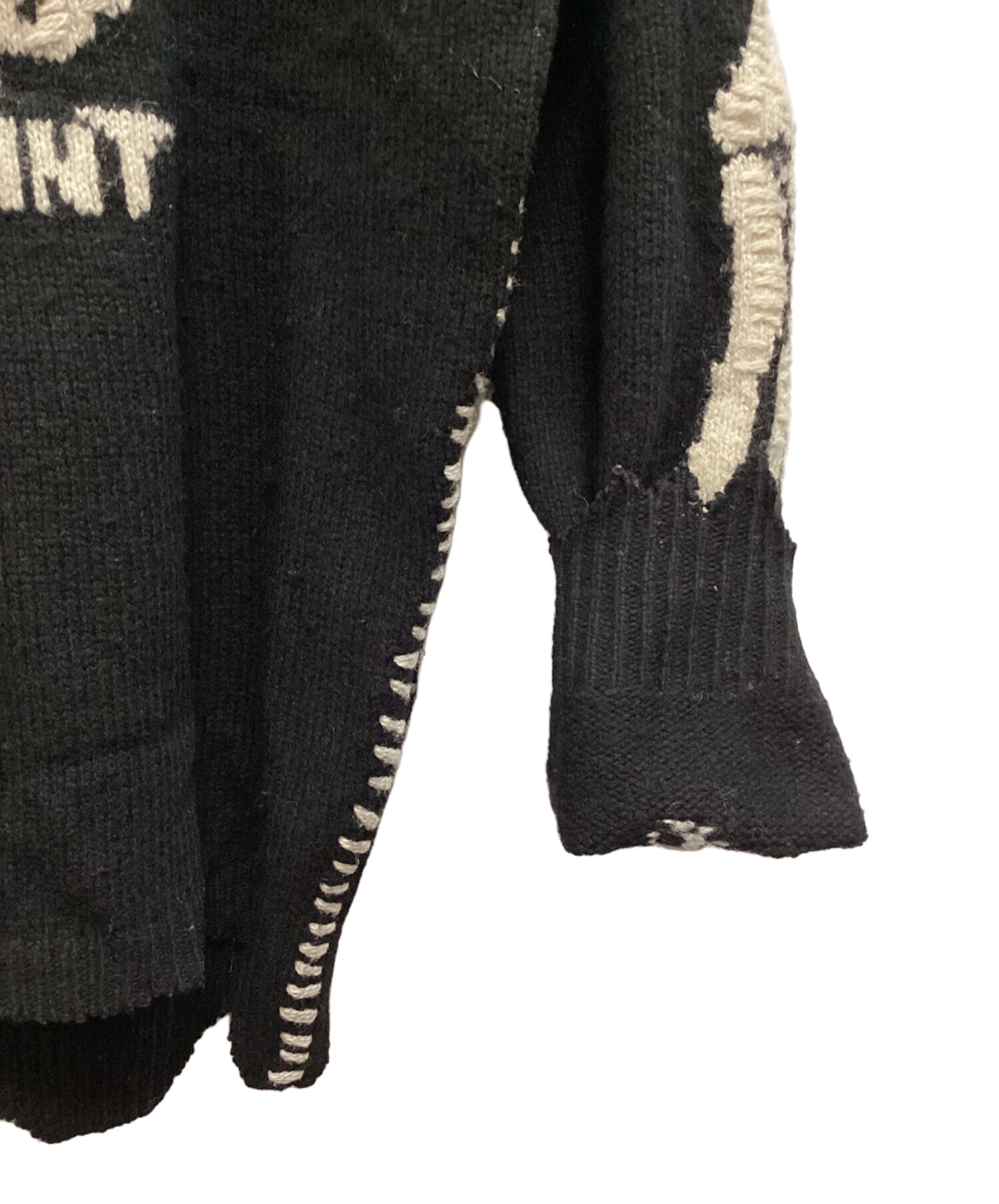 中古・古着通販】SAINT MICHAEL (セントマイケル) ボーン刺繍ウール