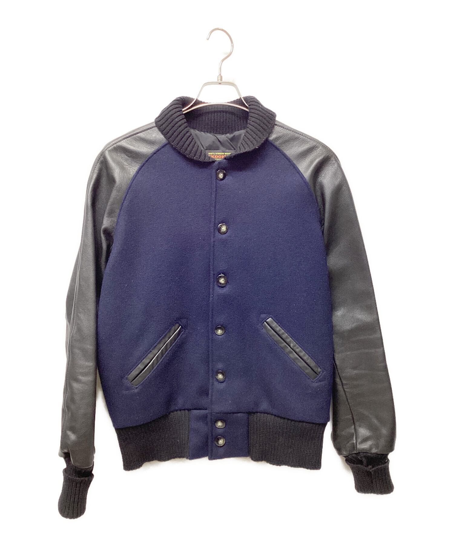 中古・古着通販】SKOOKUM (スクーカム) スタジャン ネイビー サイズ:36