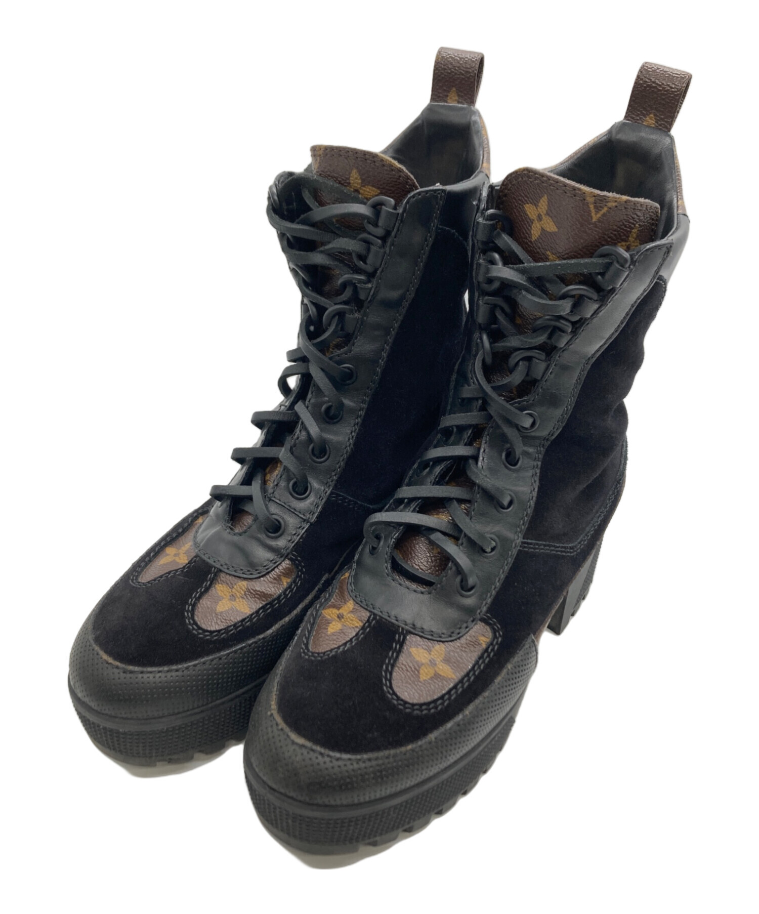 中古・古着通販】LOUIS VUITTON (ルイ ヴィトン) ブーツ グリーン