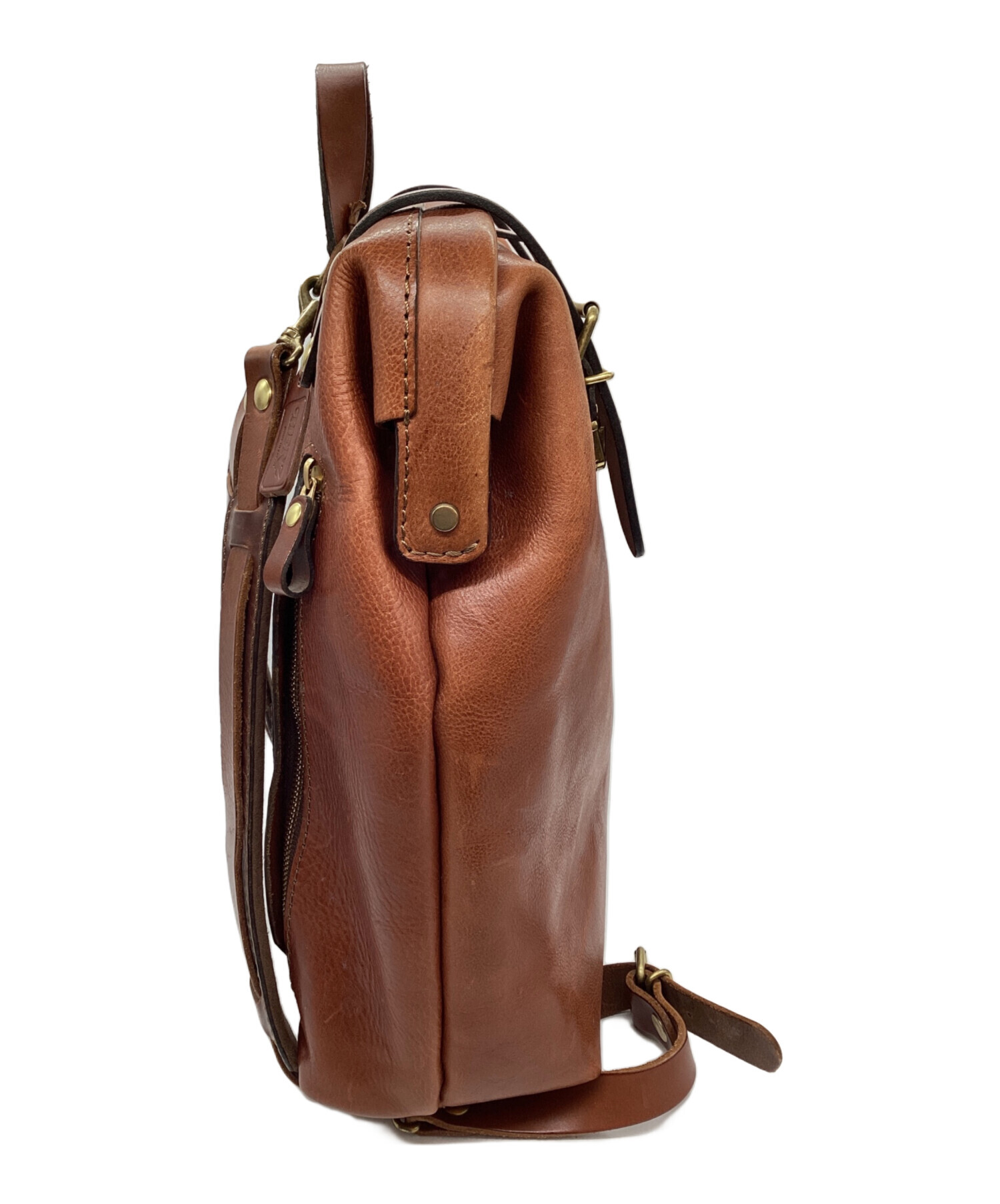 中古・古着通販】Herz (ヘルツ) ラックスリュック ブラウン｜ブランド