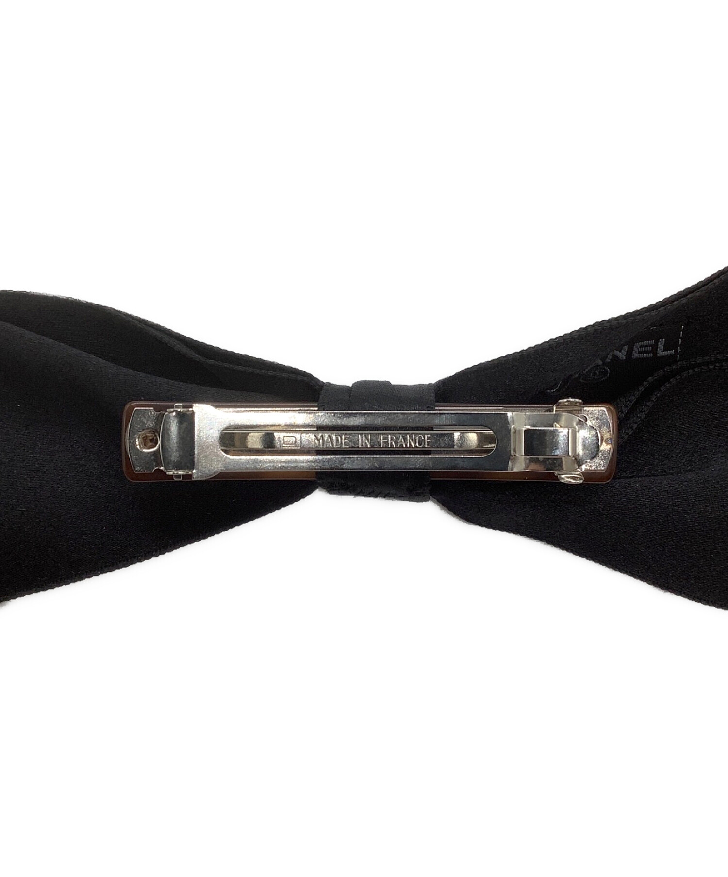 中古・古着通販】CHANEL (シャネル) リボンブローチ ブラック