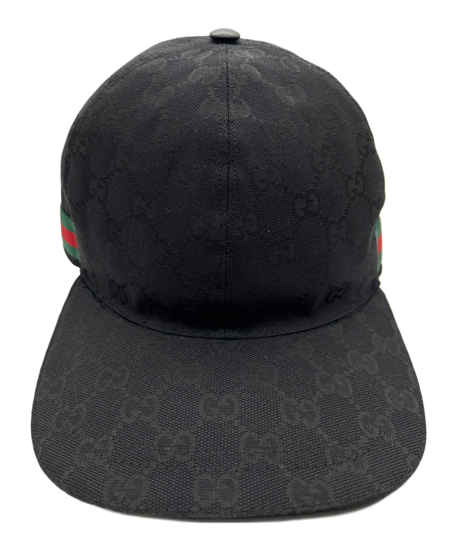 中古・古着通販】GUCCI (グッチ) キャップ ブラック｜ブランド・古着