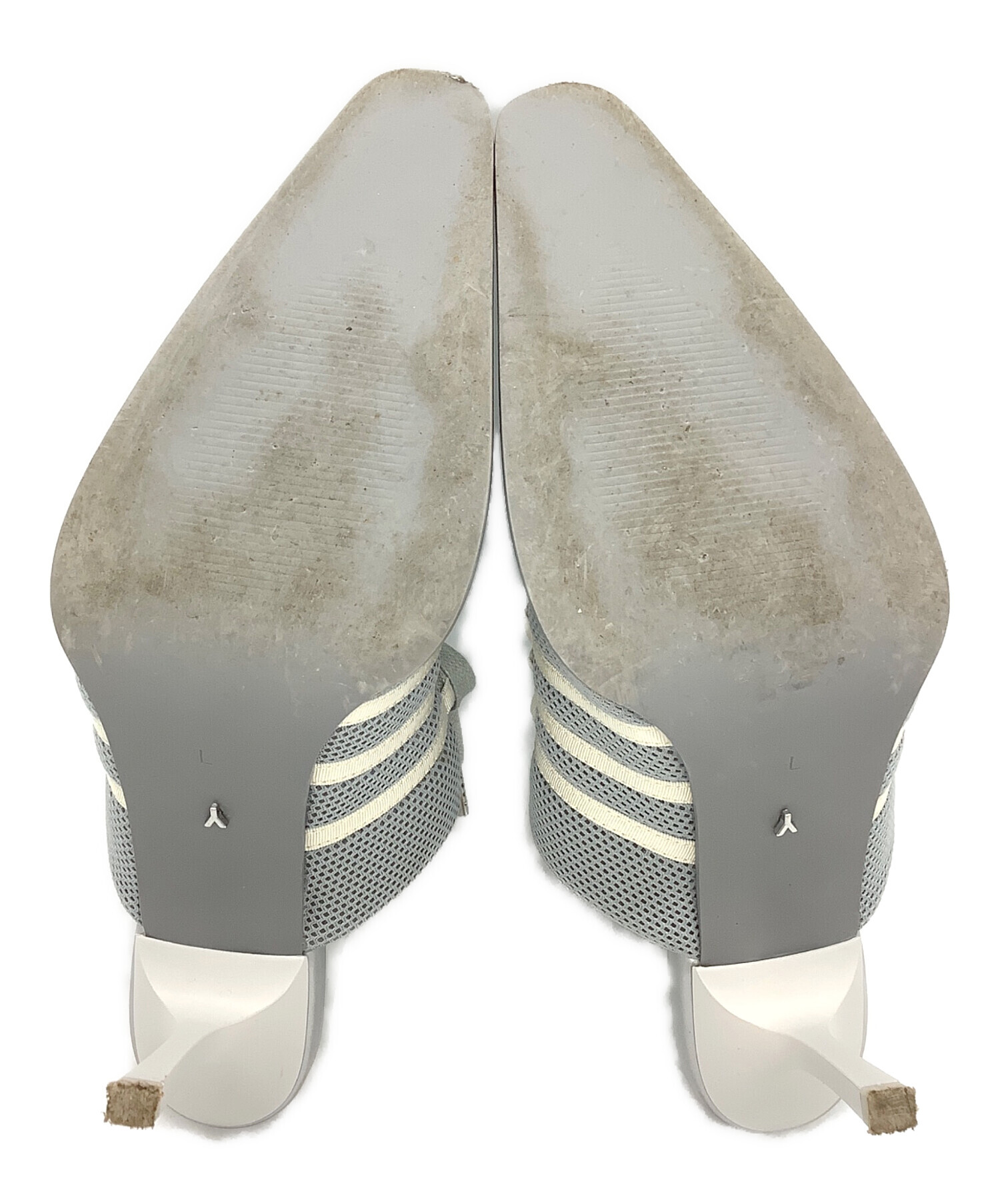 中古・古着通販】YELLO (イエロー) スニーカーミュール シルバー