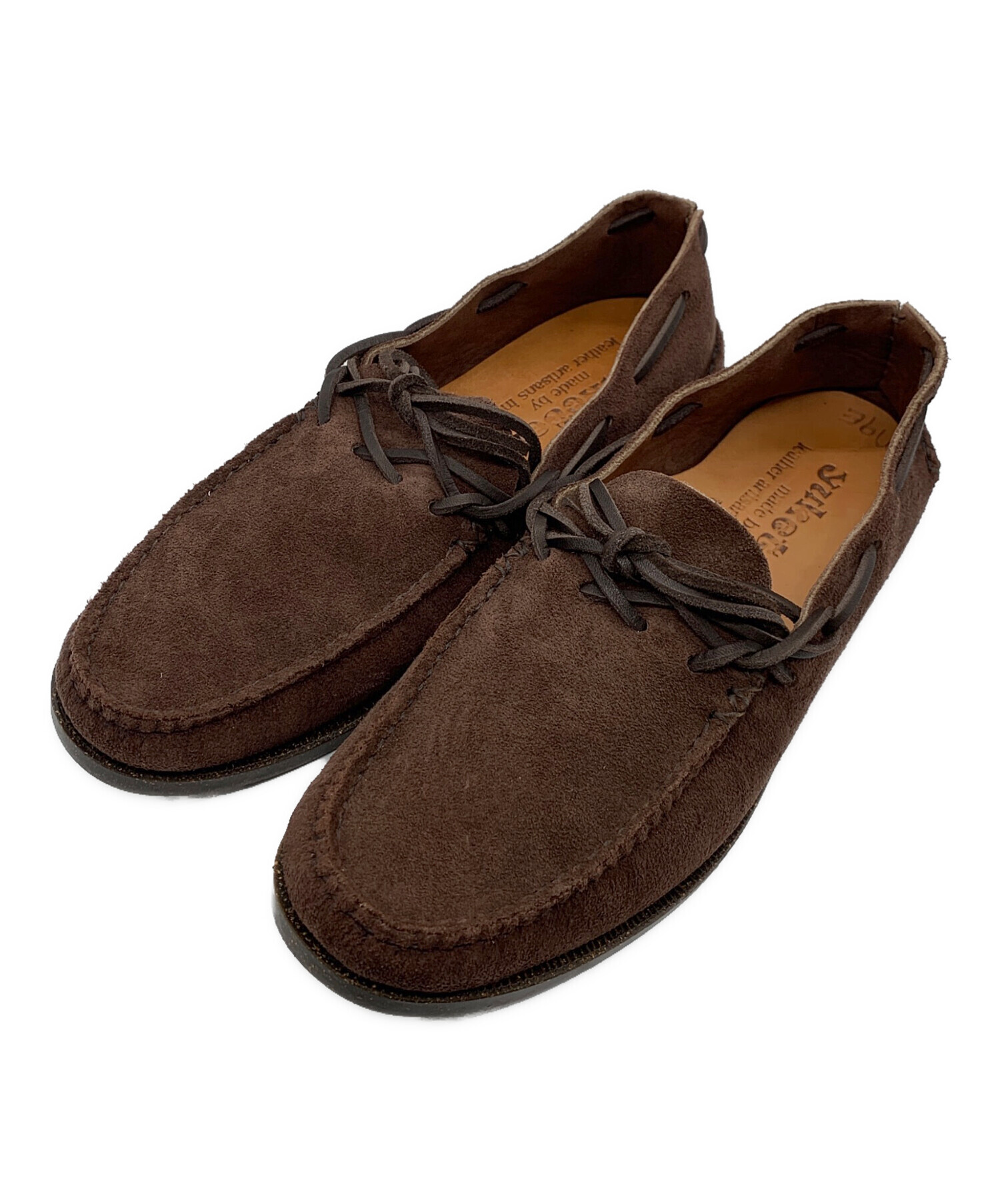 中古・古着通販】YUKETEN (ユケテン) All Handsewn Canoe Moc ブラウン