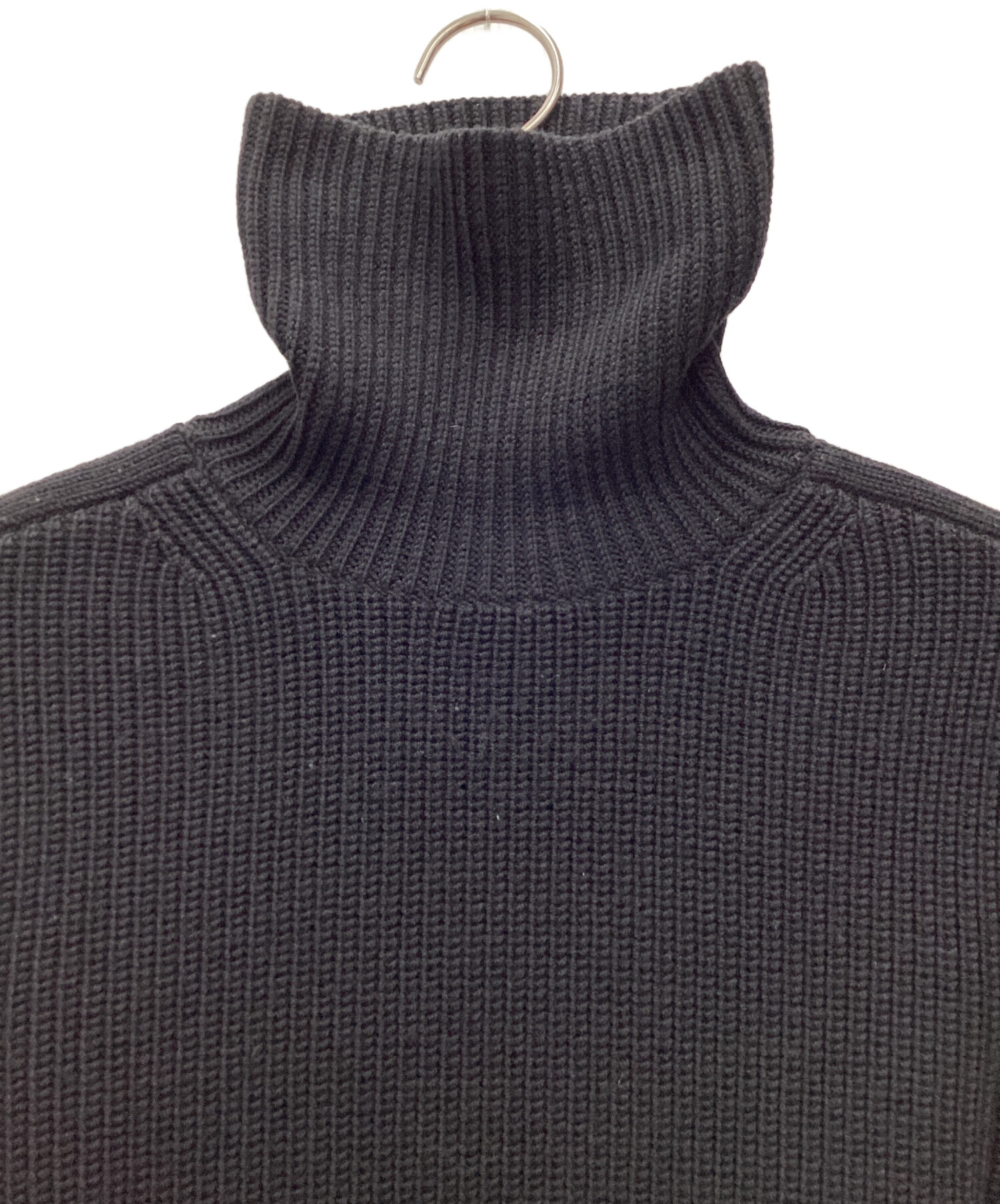 中古・古着通販】theory (セオリー) タートルネックニット ブラック