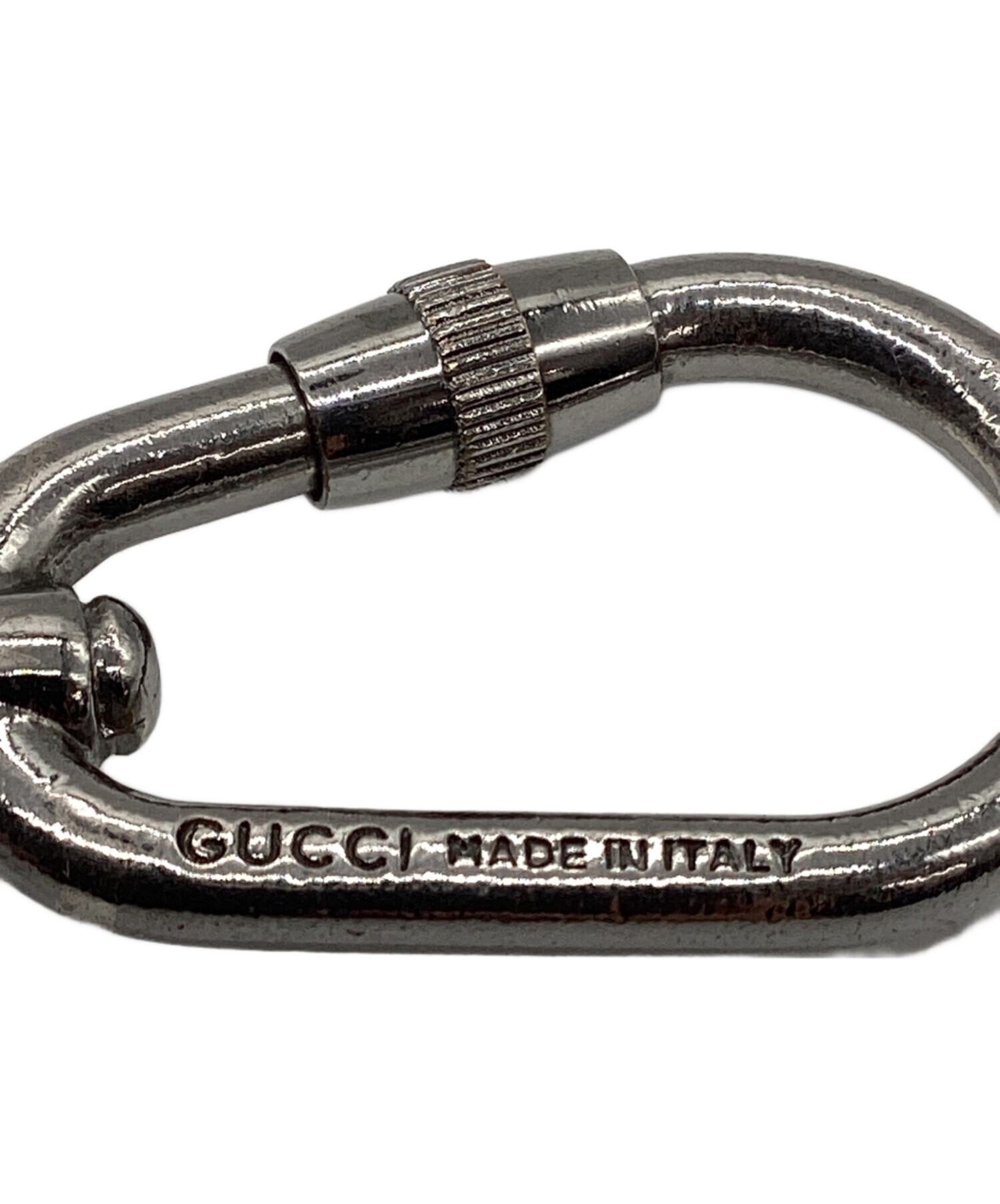 中古・古着通販】GUCCI (グッチ) キーリング カラビナ シルバー