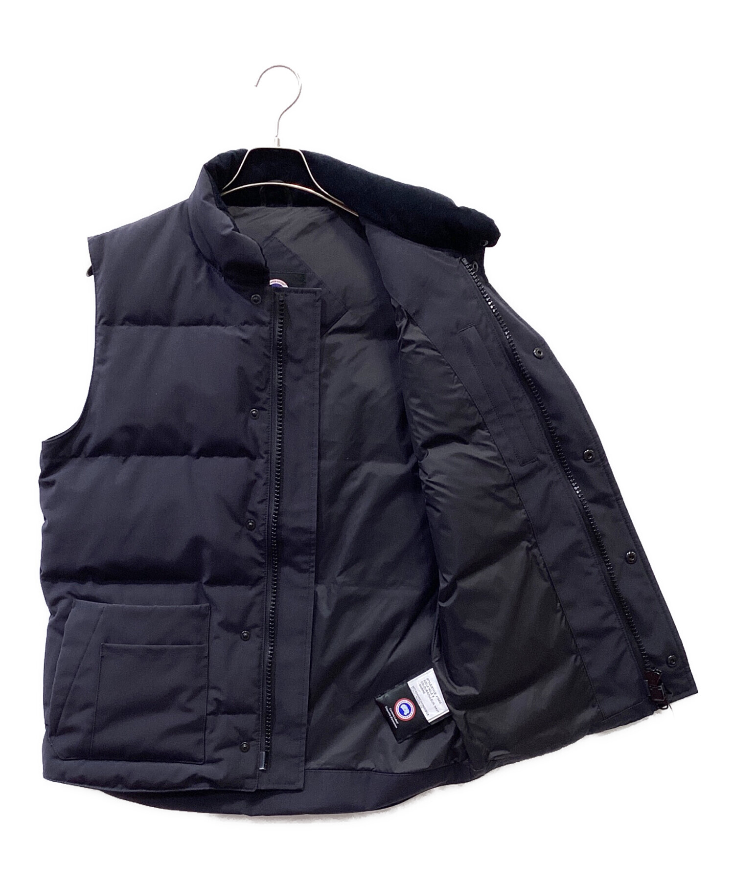 中古・古着通販】CANADA GOOSE (カナダグース) ダウンベスト ブラック