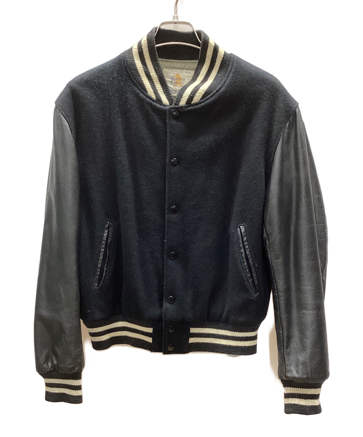 中古・古着通販】Golden Bear (ゴールデンベア) スタジャン ブラック