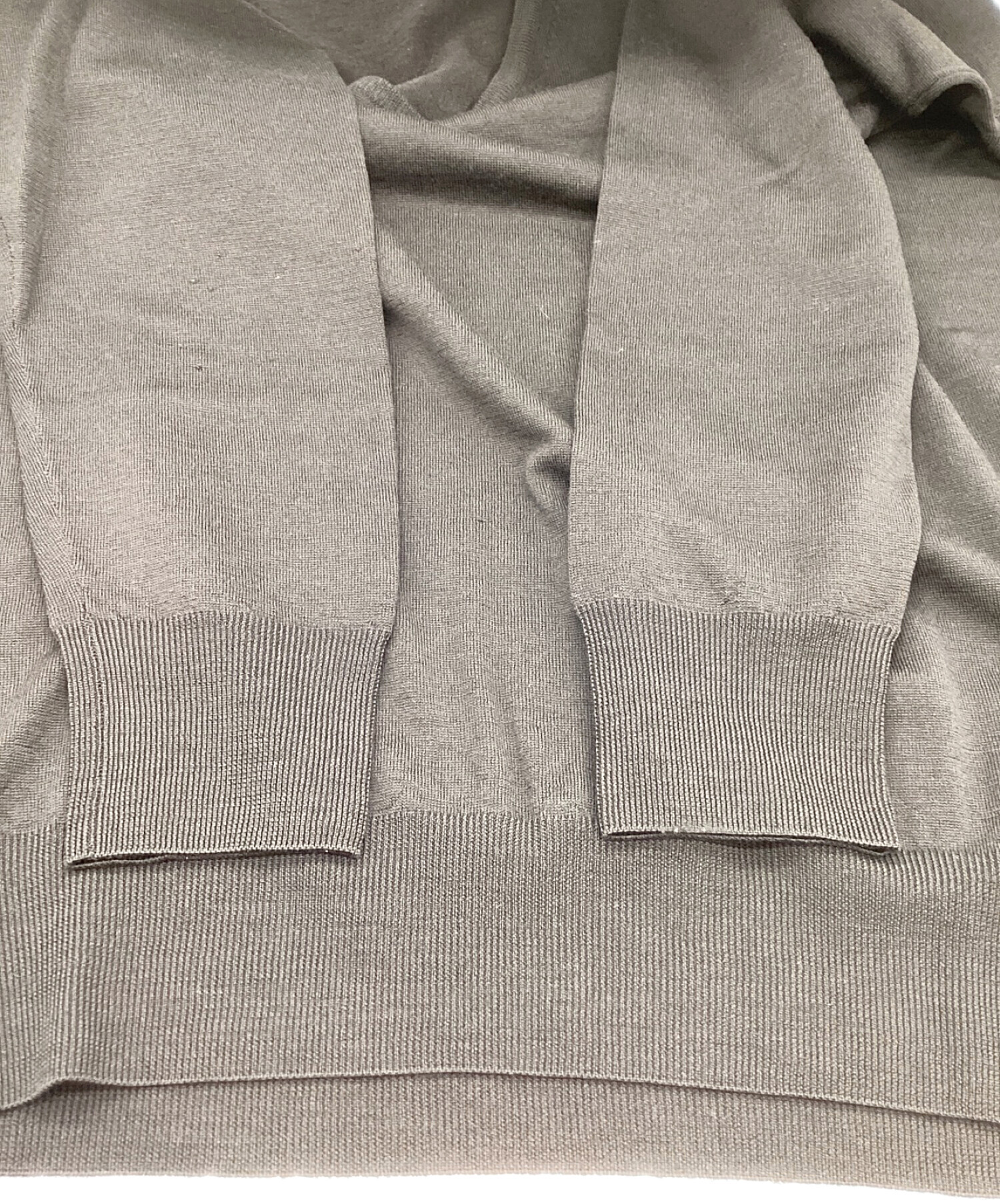 中古・古着通販】Cruciani (クルチアーニ) Vネックニット ブラウン