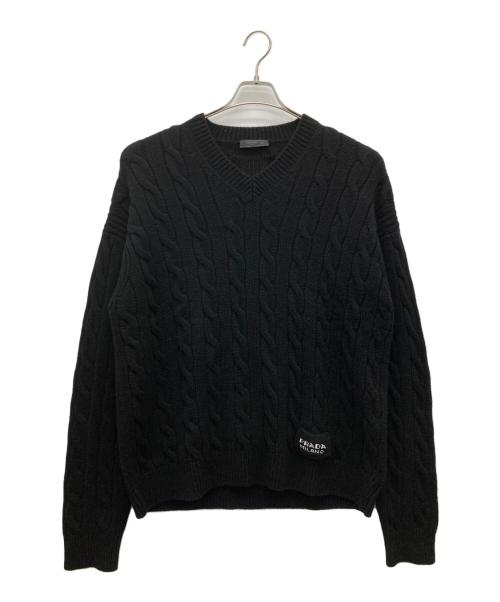 中古・古着通販】PRADA (プラダ) カシミヤケーブルニット 22AW