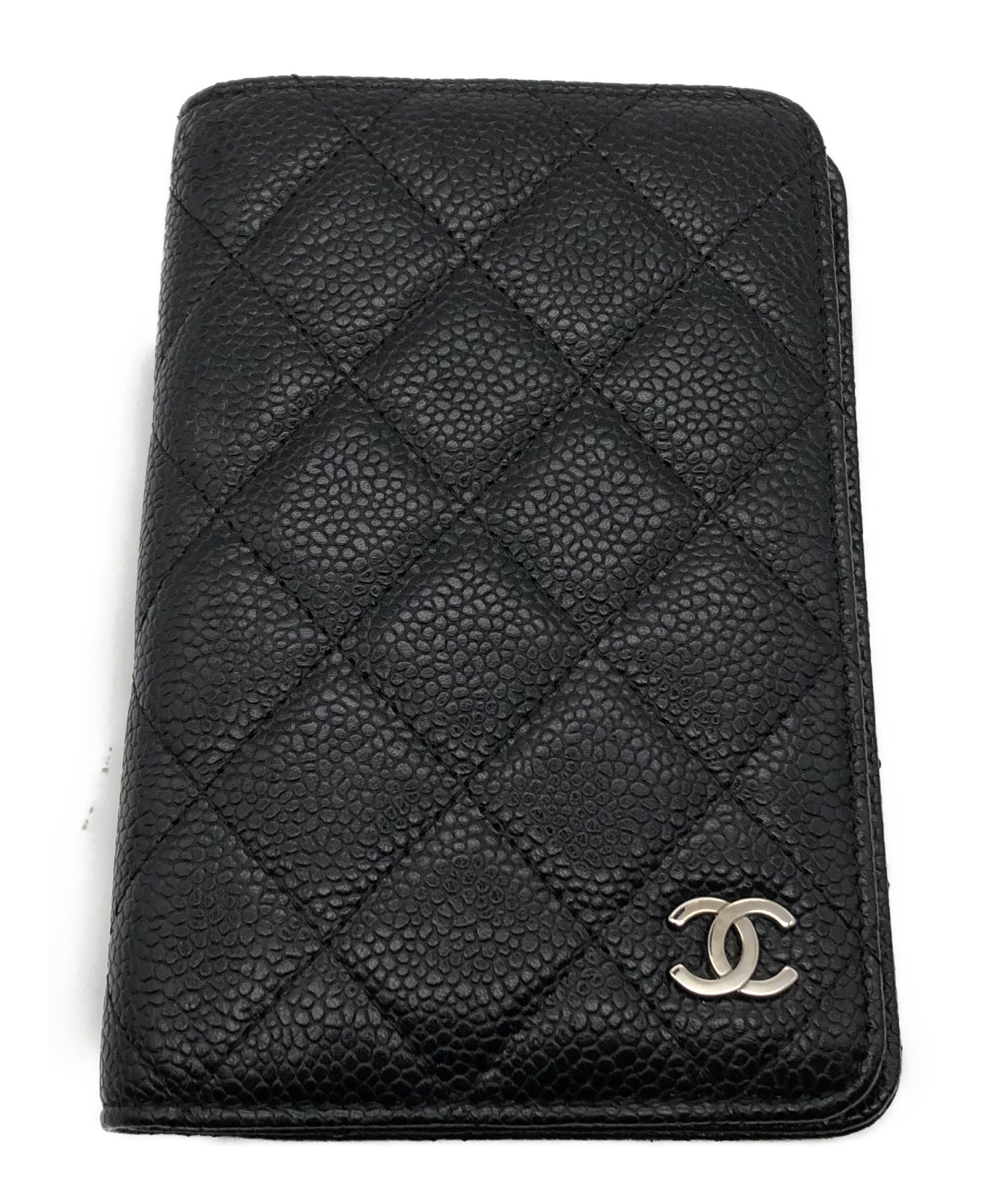 中古・古着通販】CHANEL (シャネル) 手帳カバー ブラック サイズ