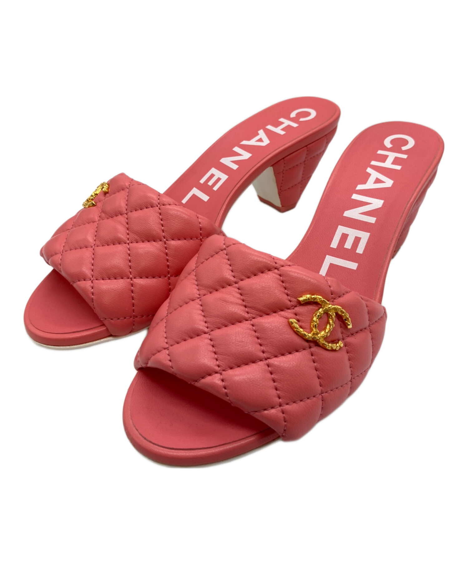 中古・古着通販】CHANEL (シャネル) 22P マトラッセ ミュール サンダル