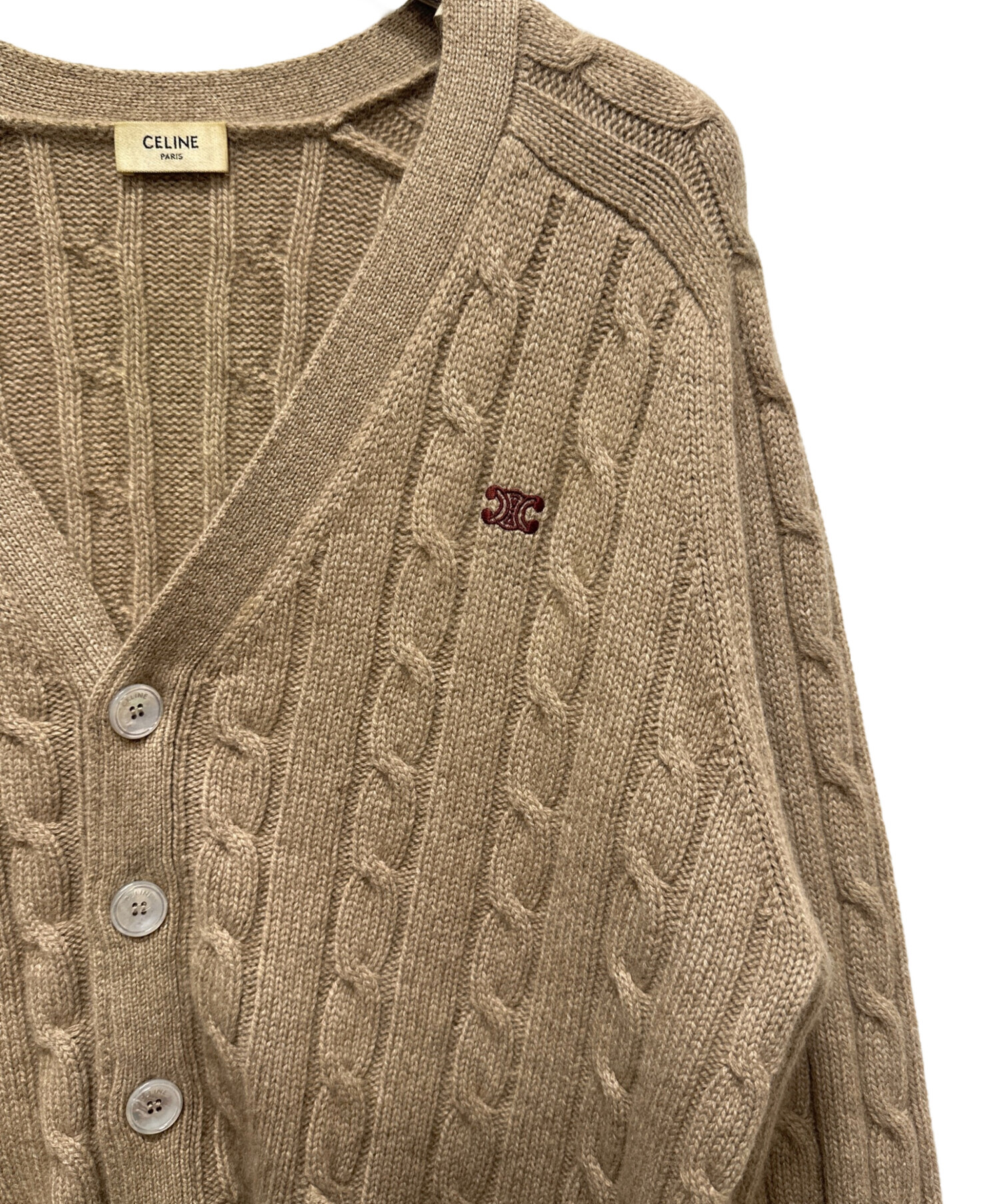 中古・古着通販】CELINE (セリーヌ) トリオンフカシミヤカーディガン