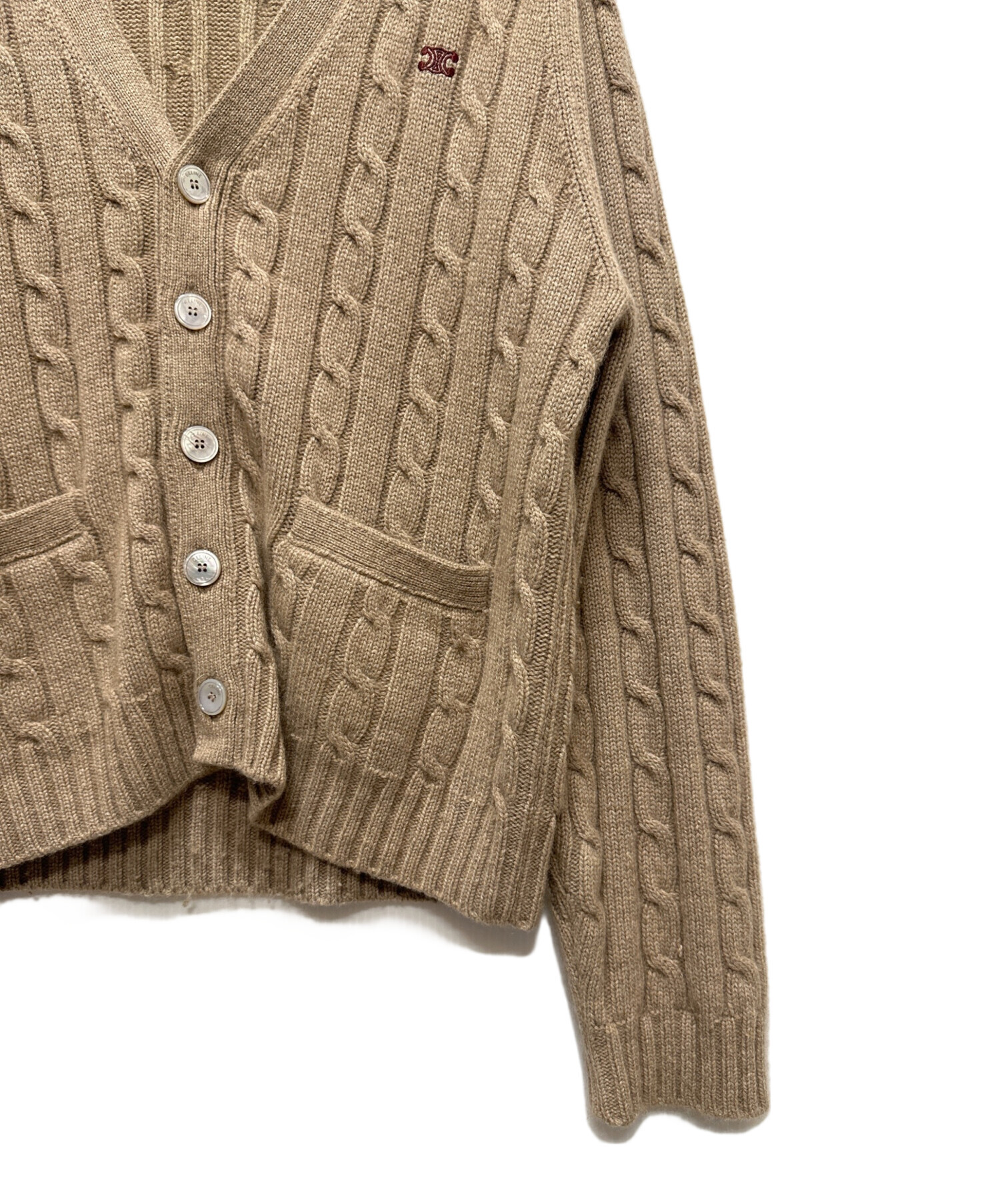 中古・古着通販】CELINE (セリーヌ) トリオンフカシミヤカーディガン