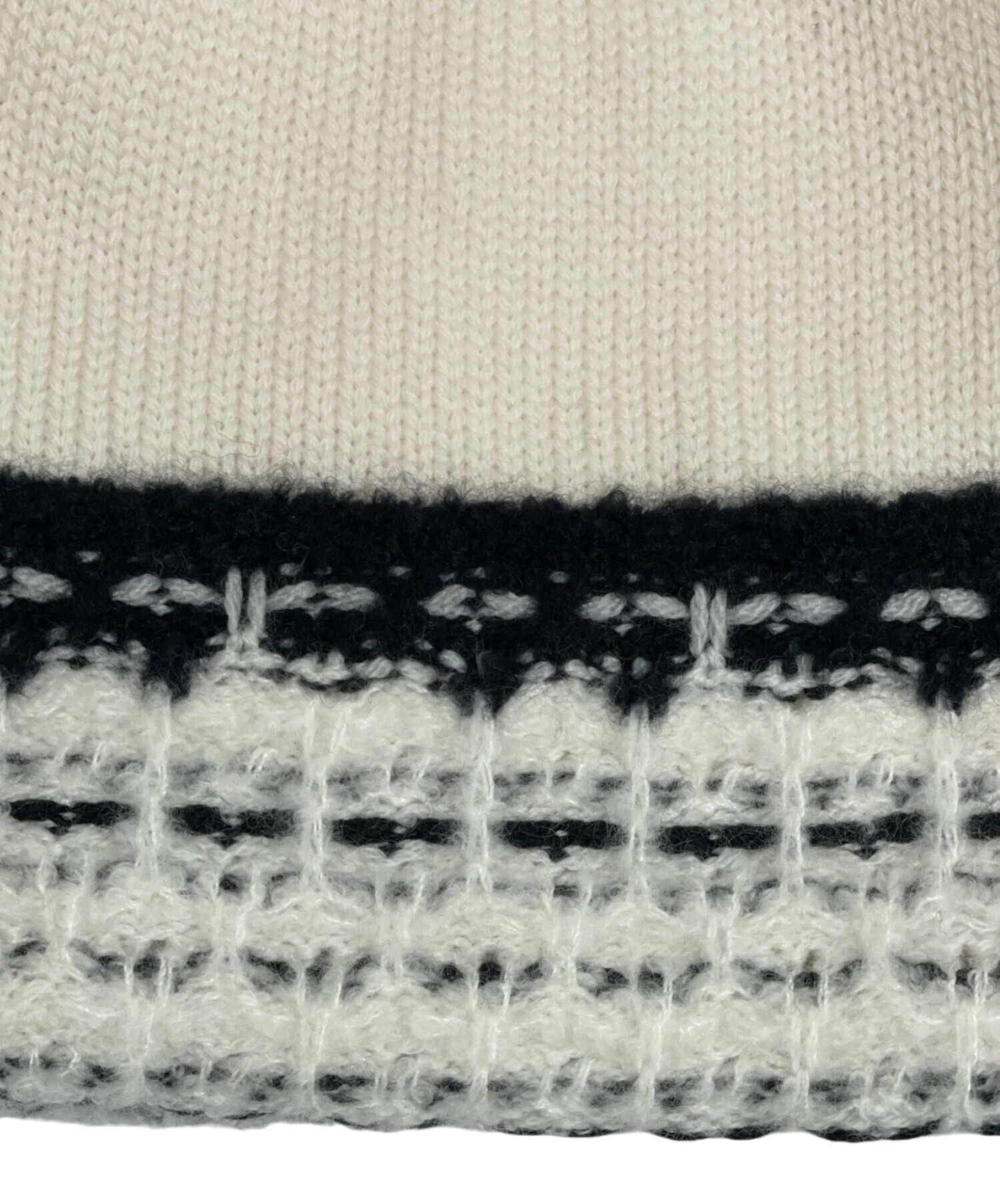 中古・古着通販】CHANEL (シャネル) ココマークニット帽 ホワイト