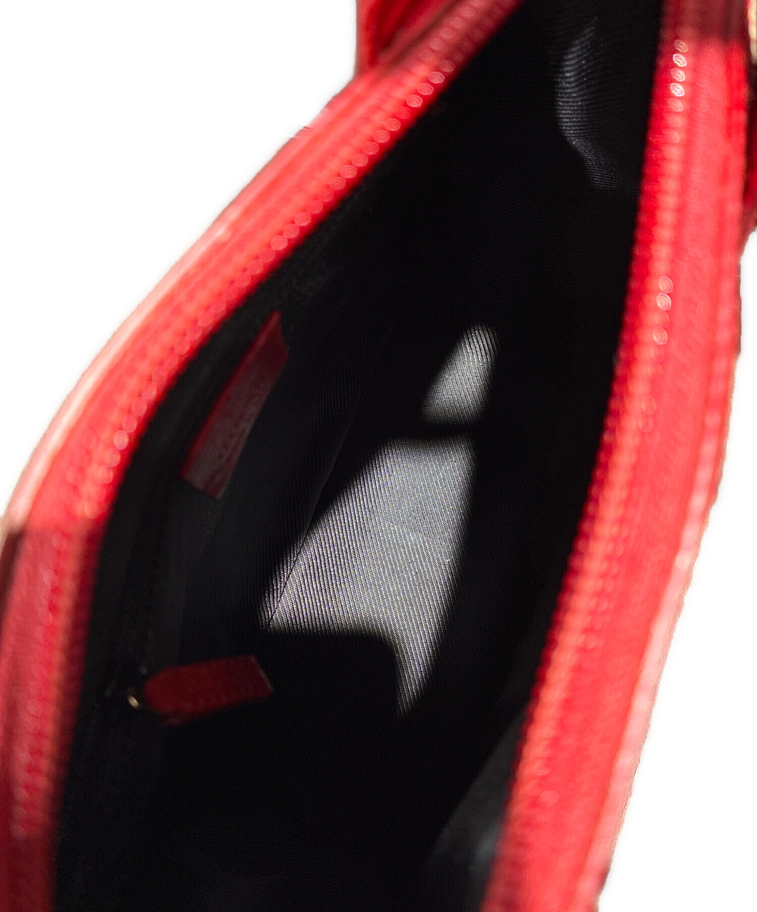 中古・古着通販】GUCCI (グッチ) ハンドバッグ ベージュ×レッド