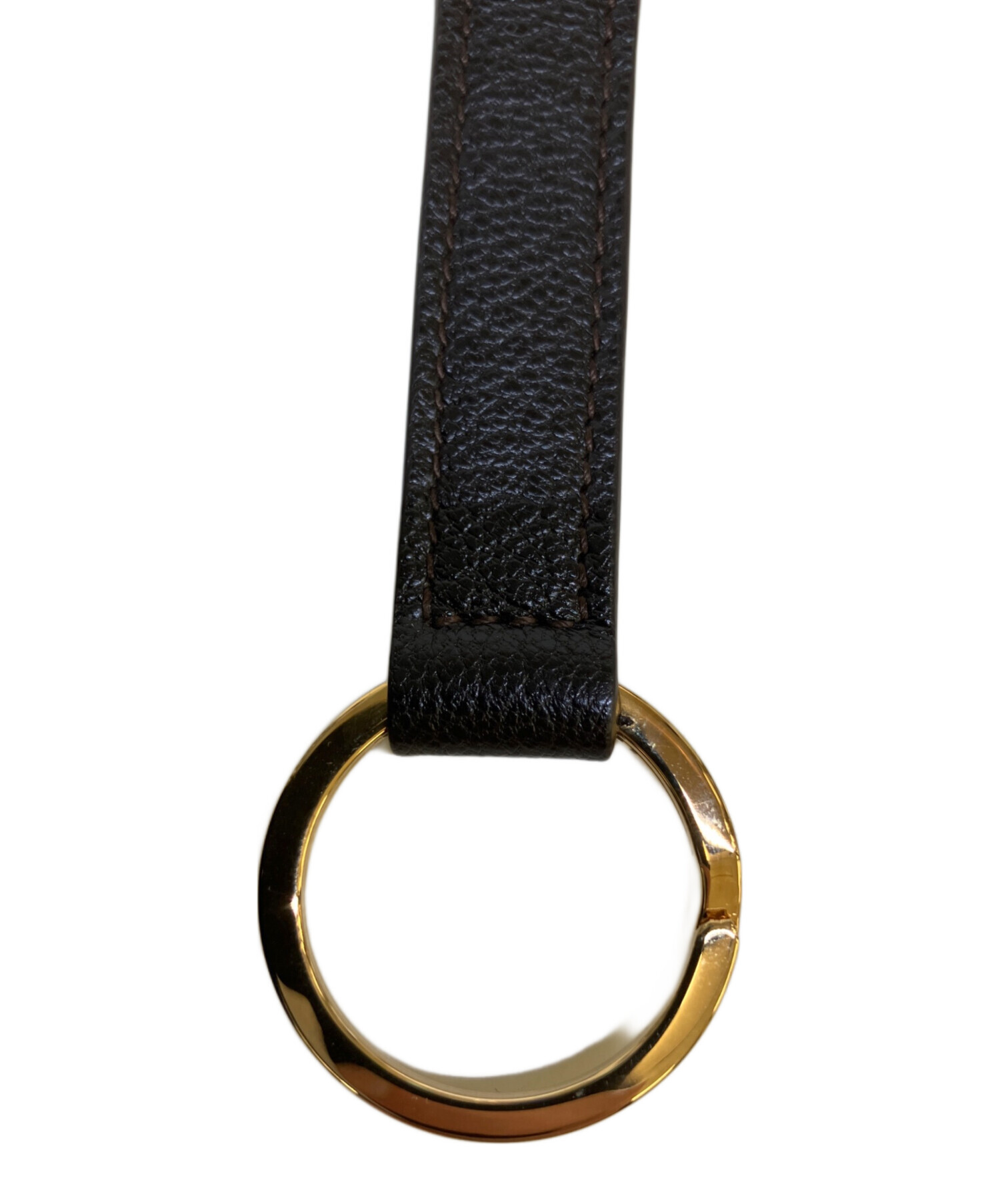 中古・古着通販】BVLGARI (ブルガリ) キーリング ブラック×ゴールド