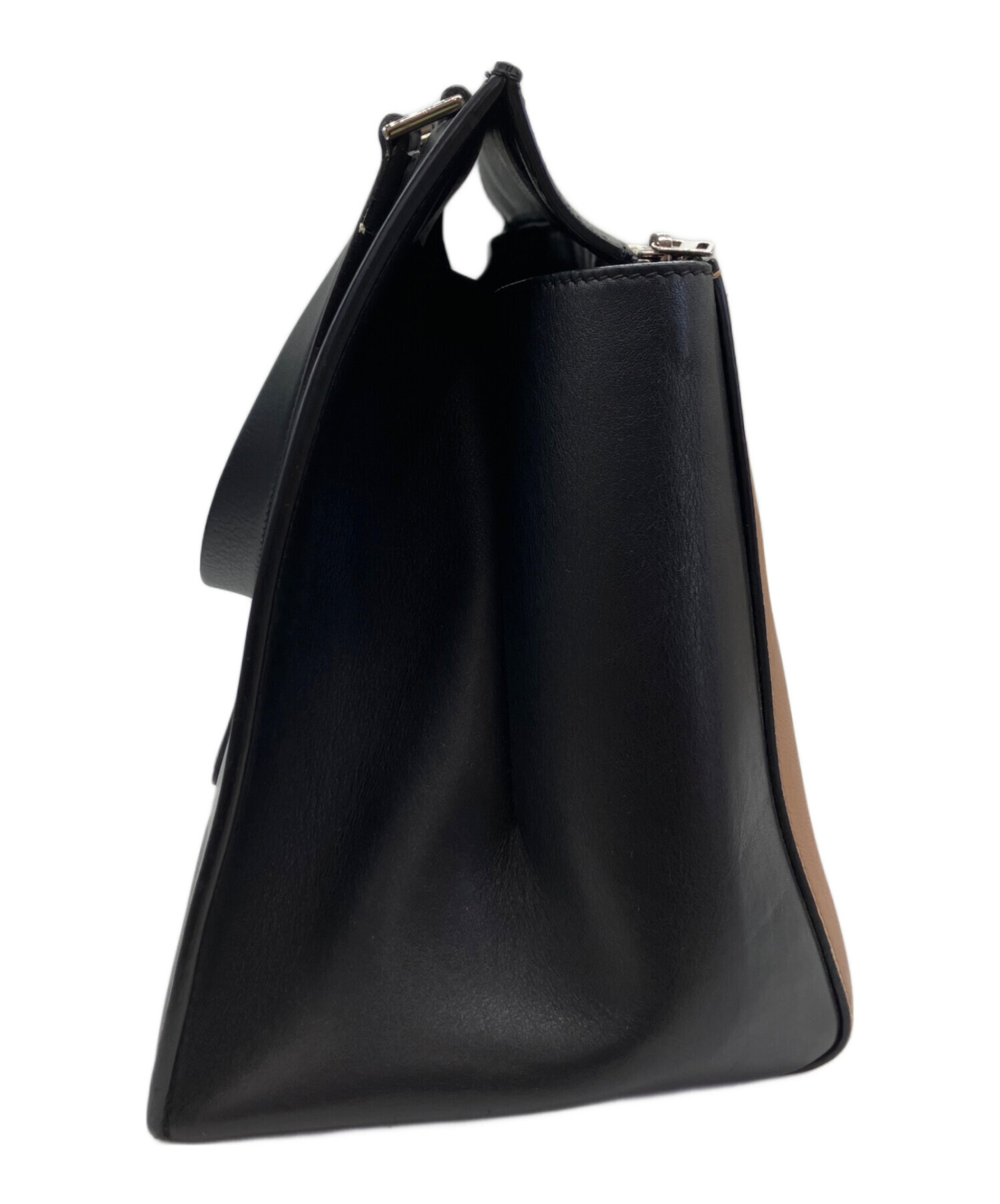 中古・古着通販】CELINE (セリーヌ) エッジ ハンドバッグ ベージュ