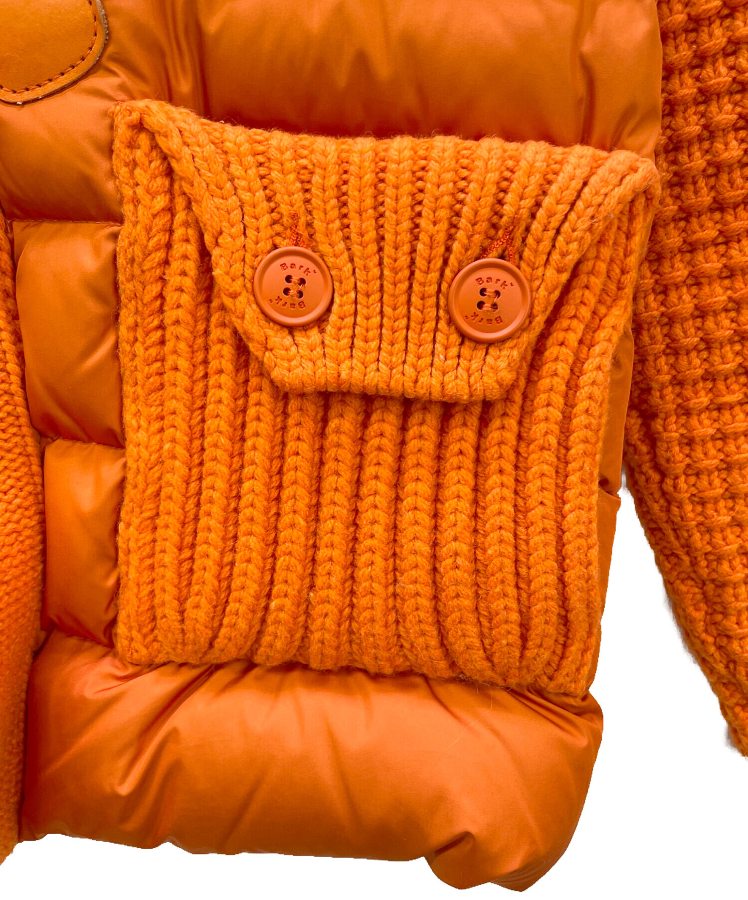 中古・古着通販】Bark (バーク) ニットダッフルダウンジャケット