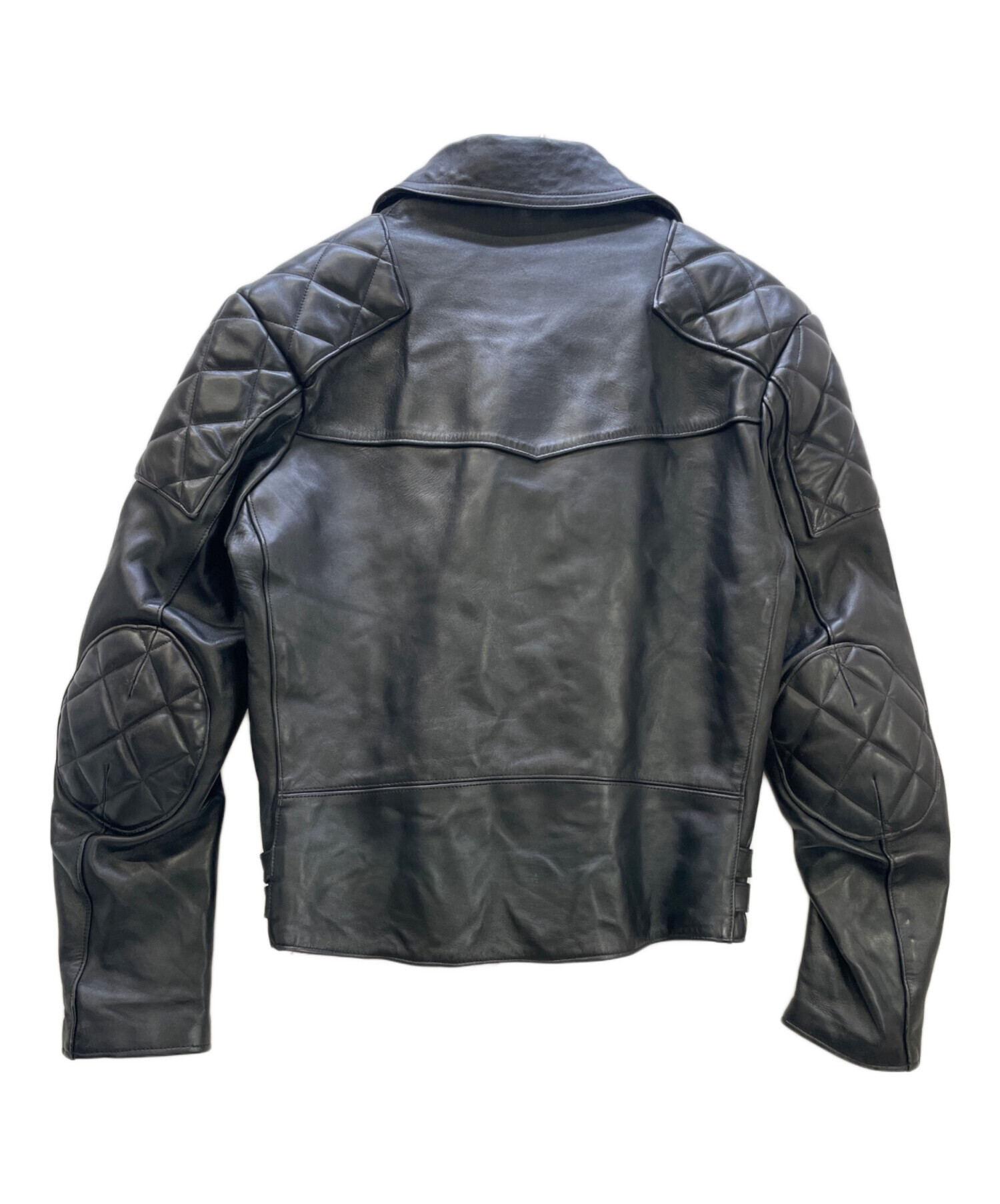 中古・古着通販】666 (666) ライダースジャケット ブラック サイズ:36