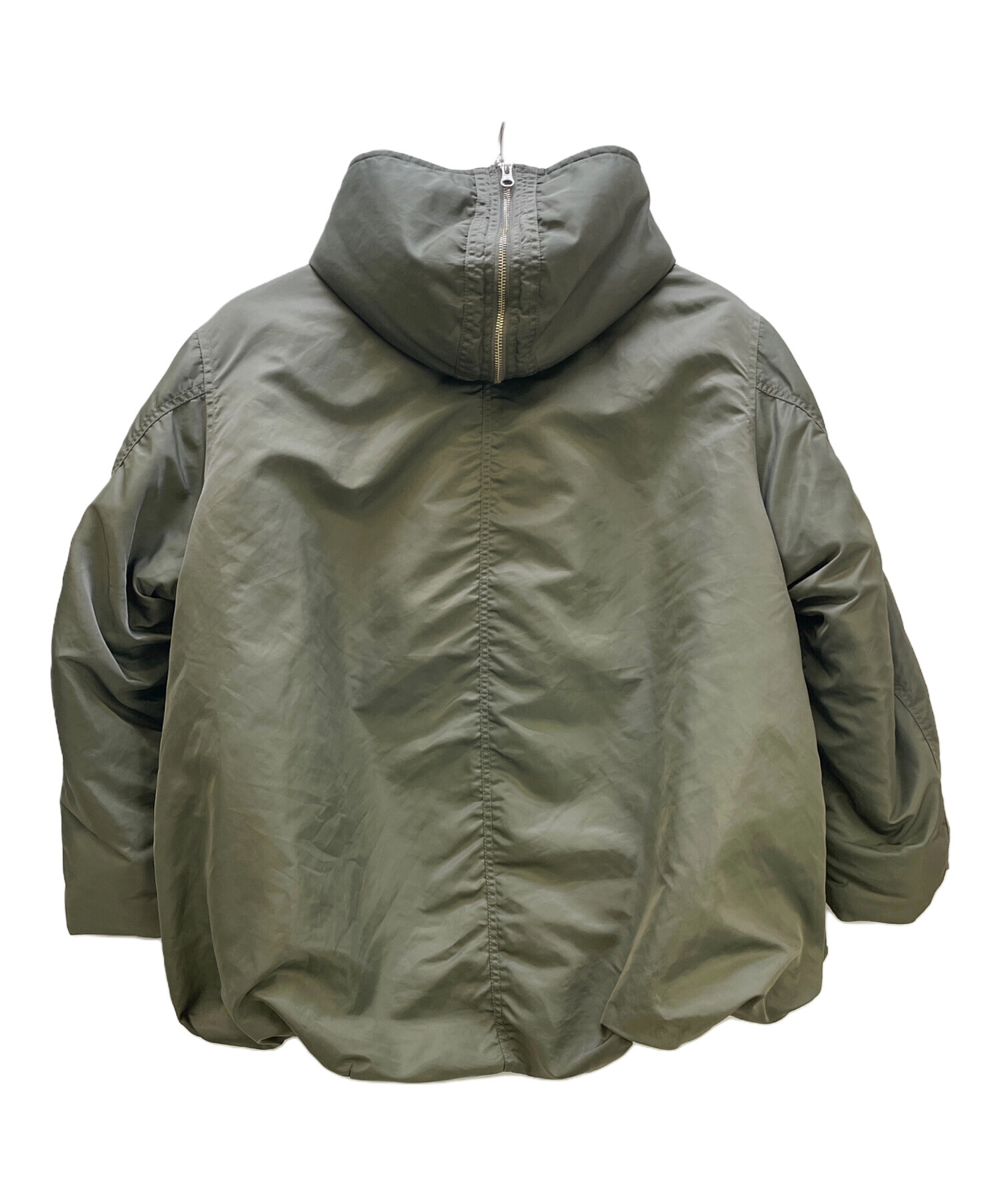 中古・古着通販】CLANE (クラネ) BALLOON DESIGN HOODED N3B カーキ