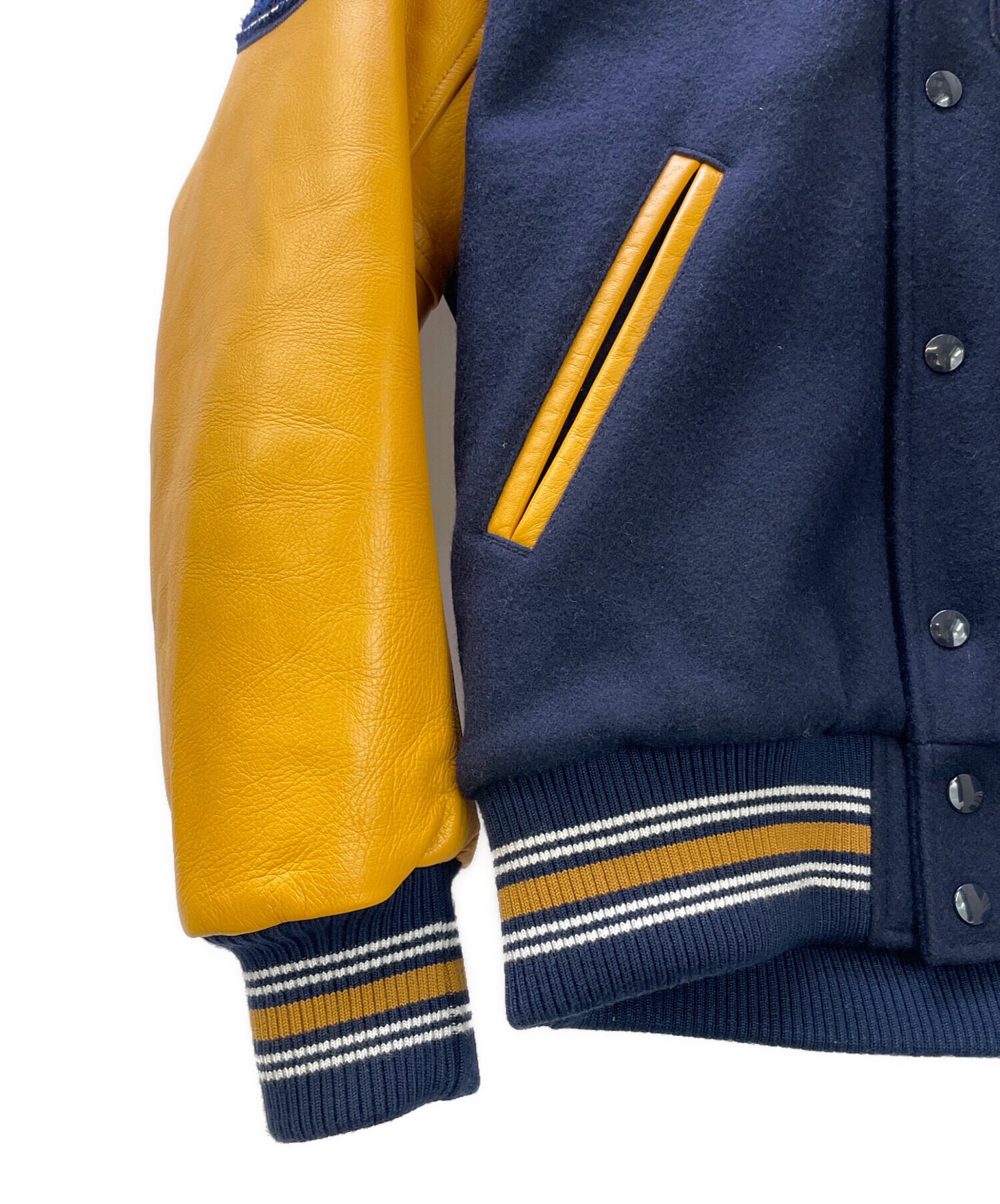 中古・古着通販】CANTERBURY (カンタベリー) スタジャン ネイビー