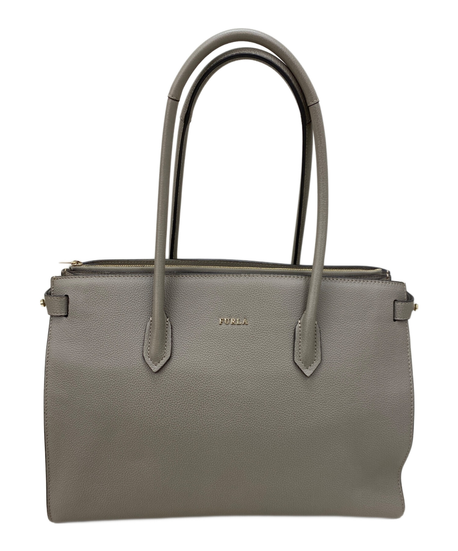 中古・古着通販】FURLA (フルラ) トートバッグ グレー｜ブランド・古着