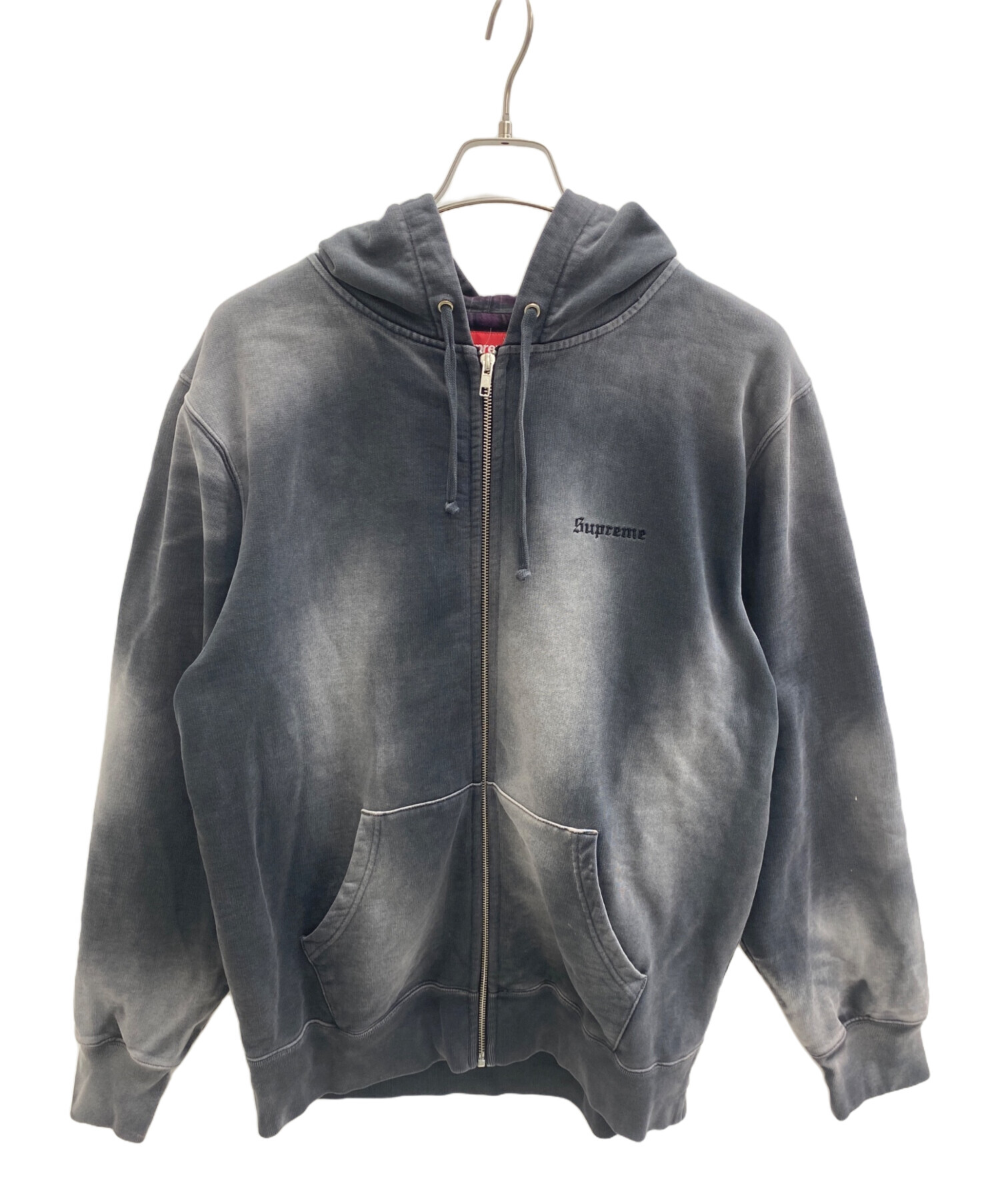 中古・古着通販】SUPREME (シュプリーム) ジップパーカー グレー