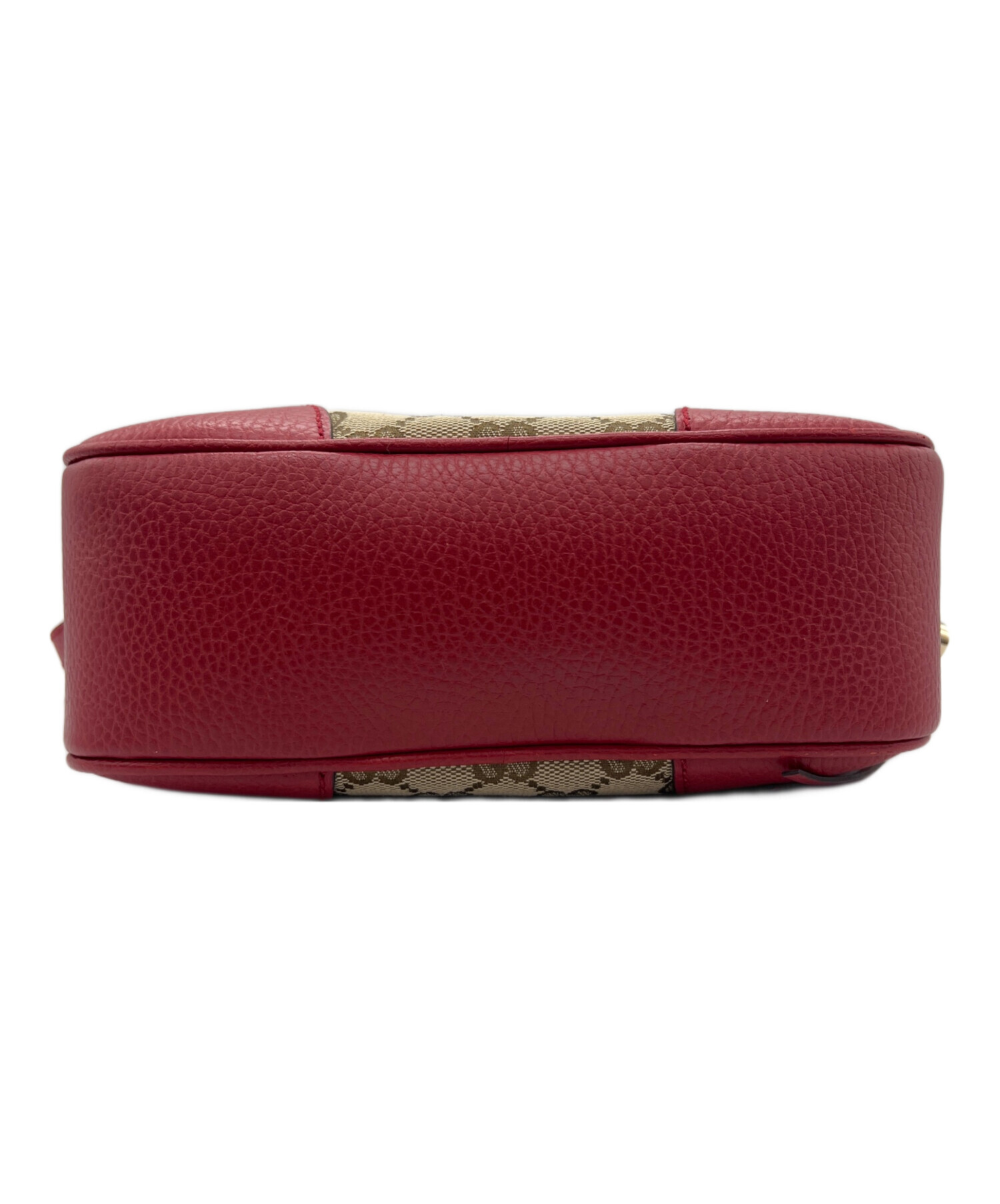 中古・古着通販】GUCCI (グッチ) ショルダーバッグ ベージュ×レッド